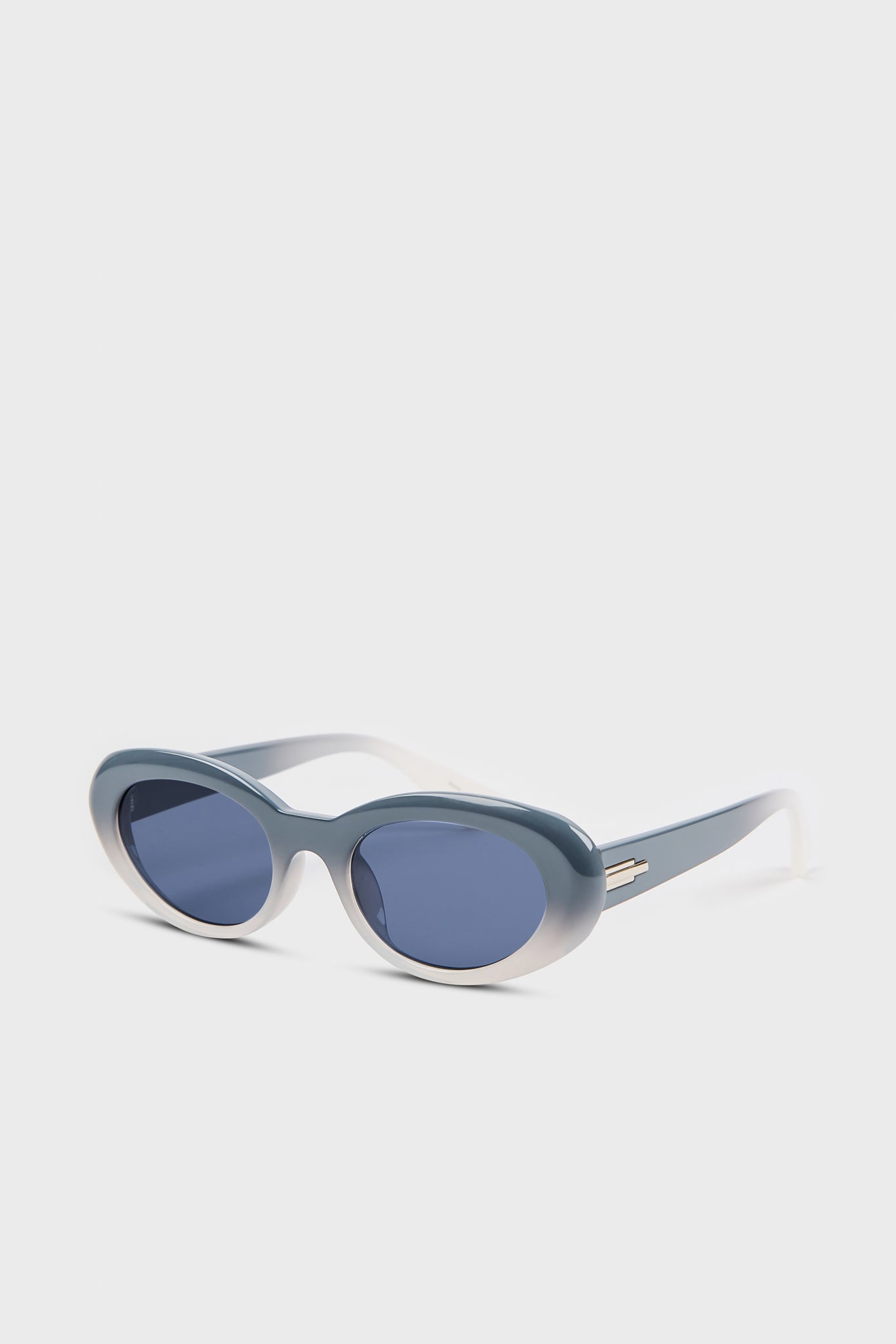 Blue gradient rounded cat eye sunglasses_2