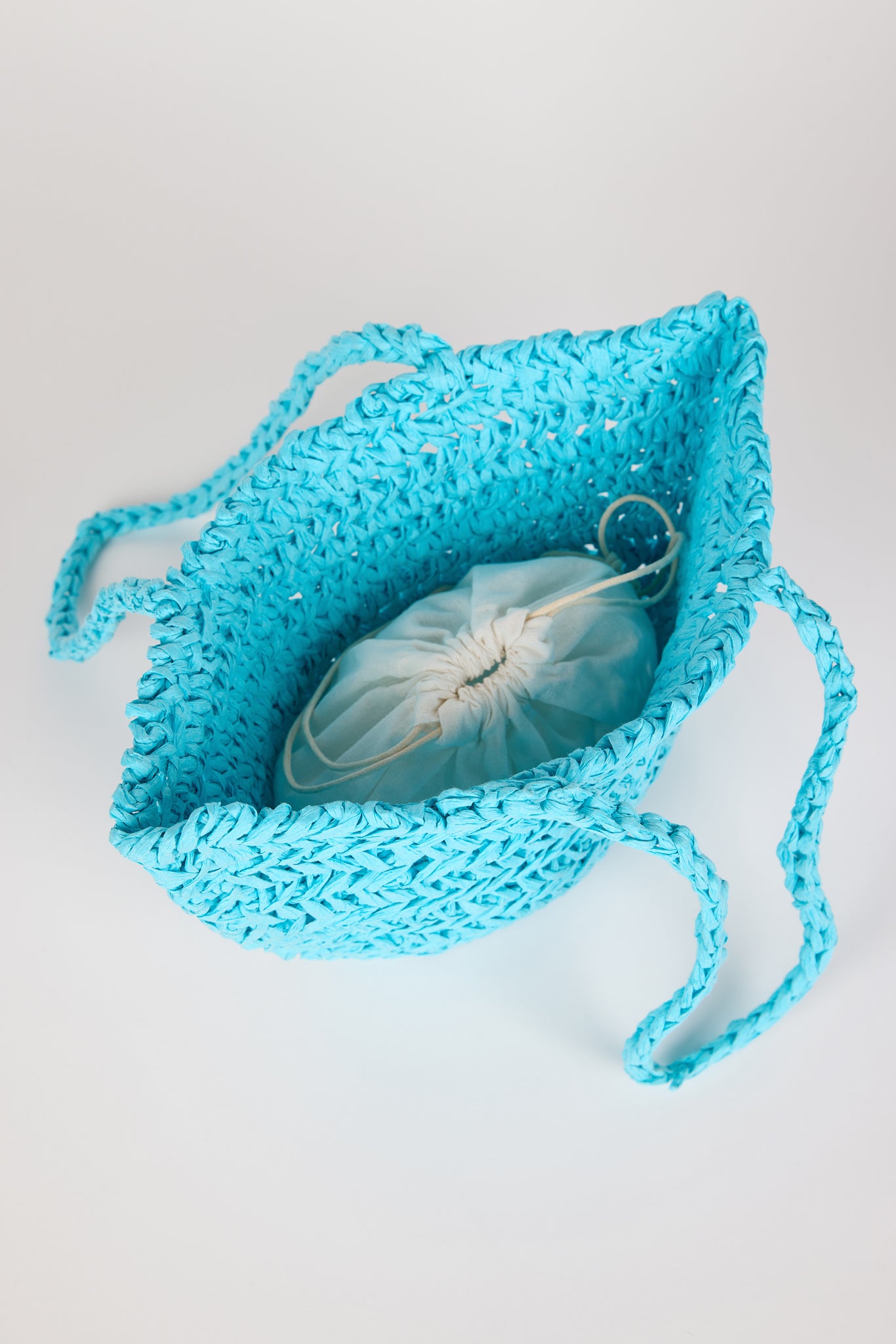 Blue straw mini tote bag_3