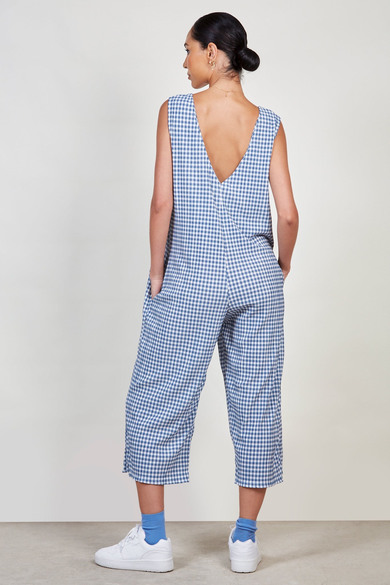 Blue gingham jumpsuit_3