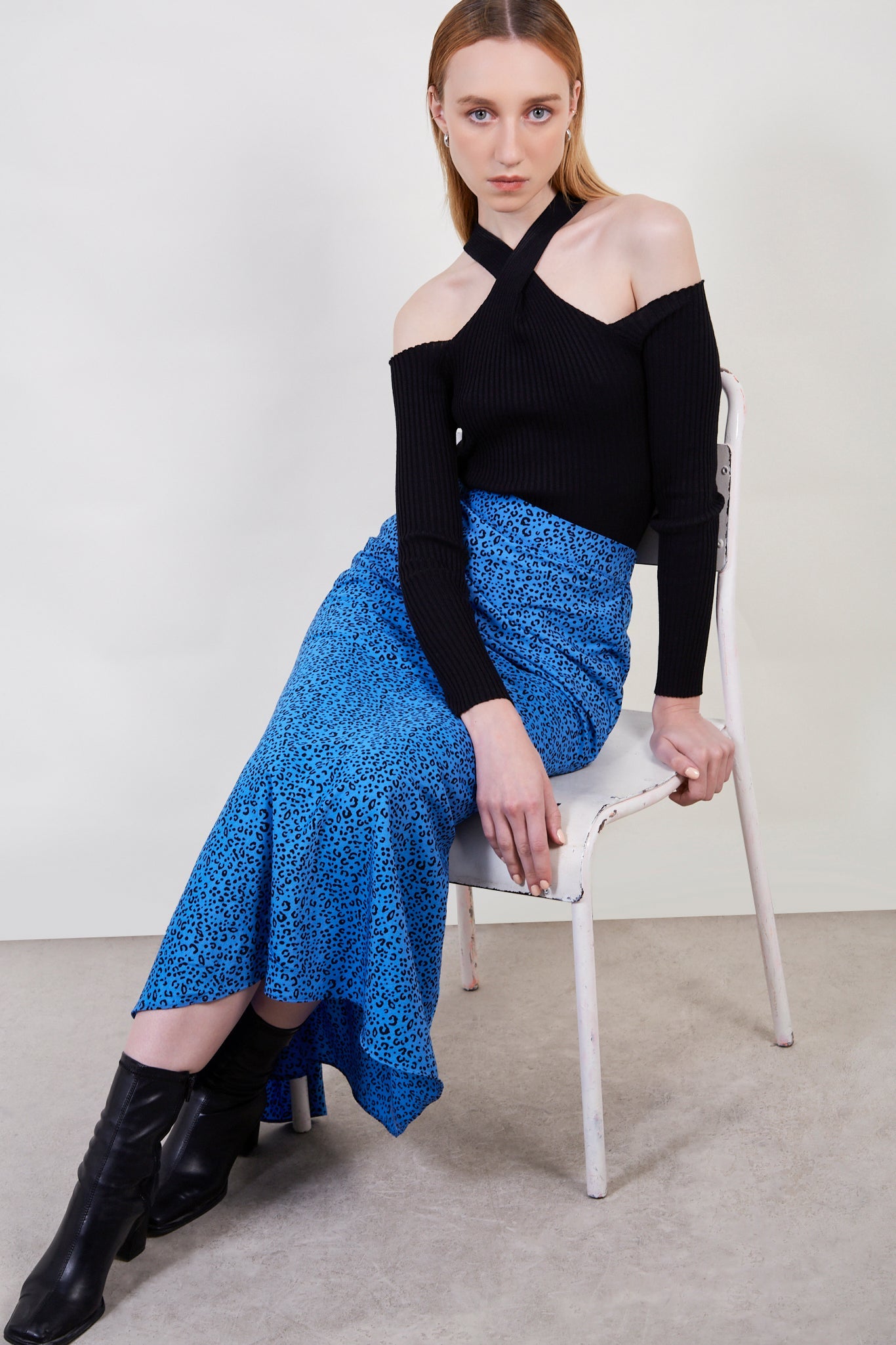 Blue leopard maxi skirt_2