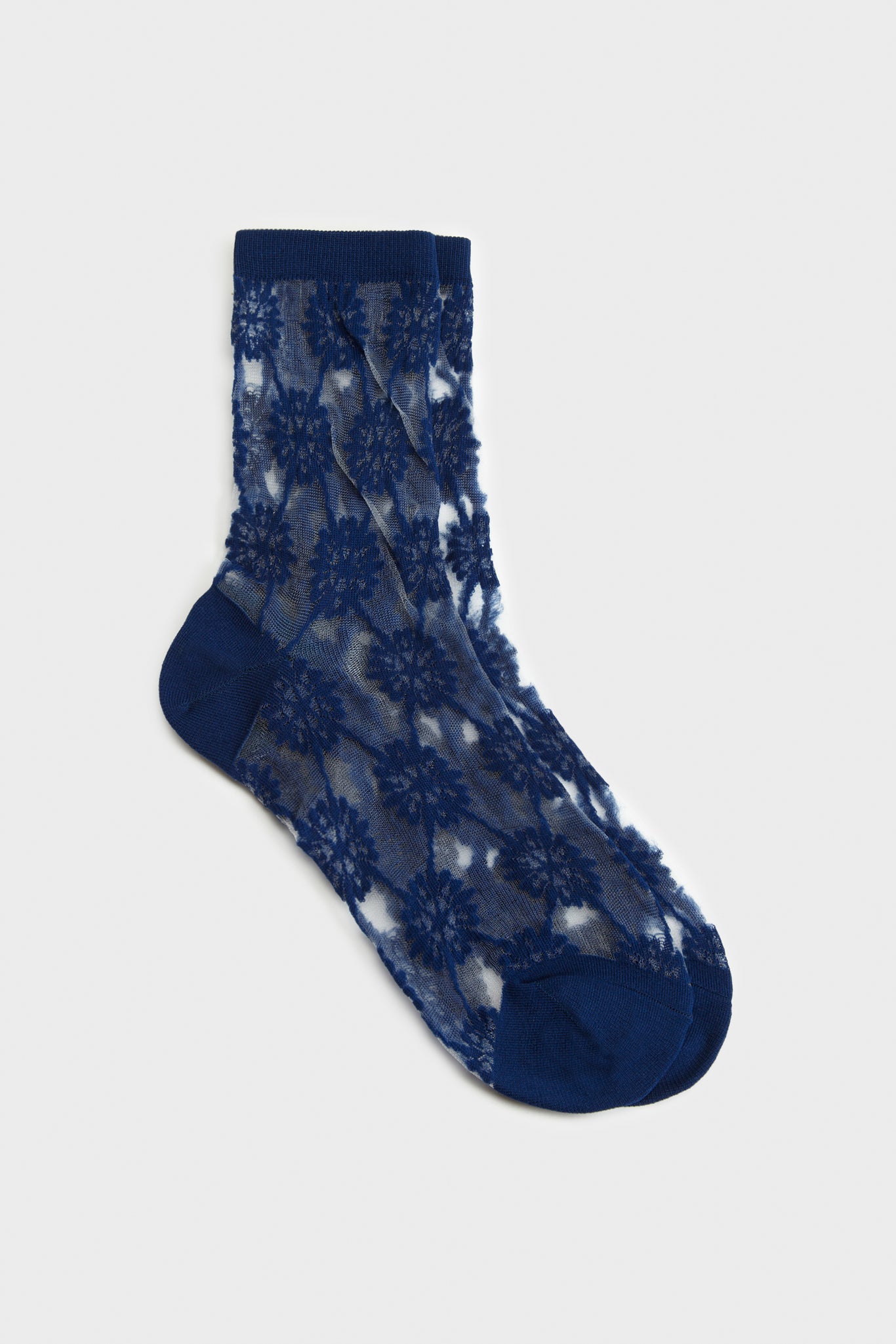 Sheer geometric circles socks - Set of 4