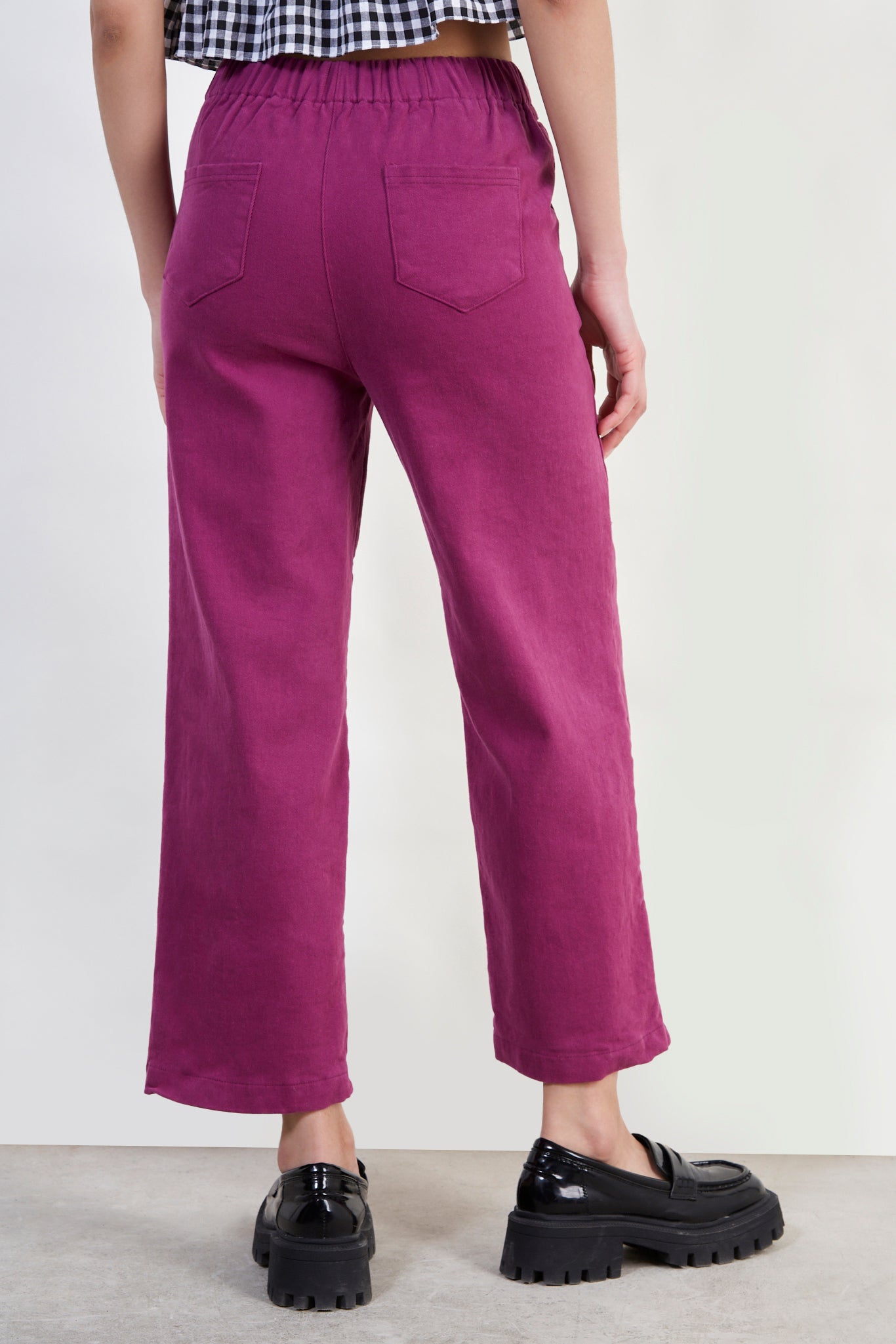 Bright purple wide leg trousers_3