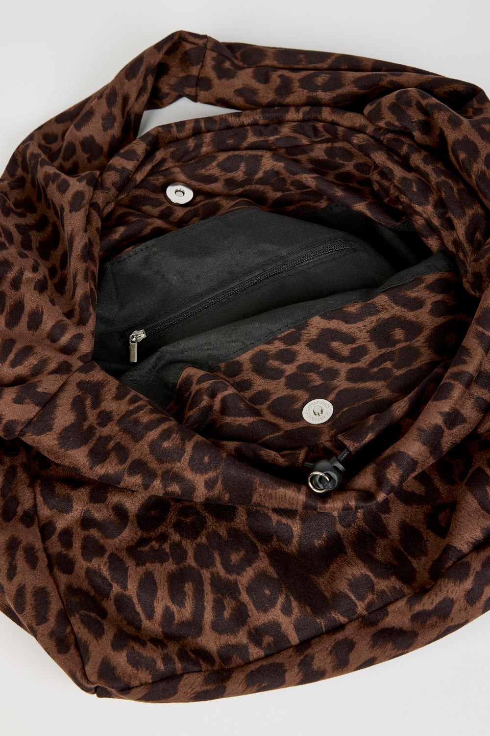 Brown large leopard print tote bag_4