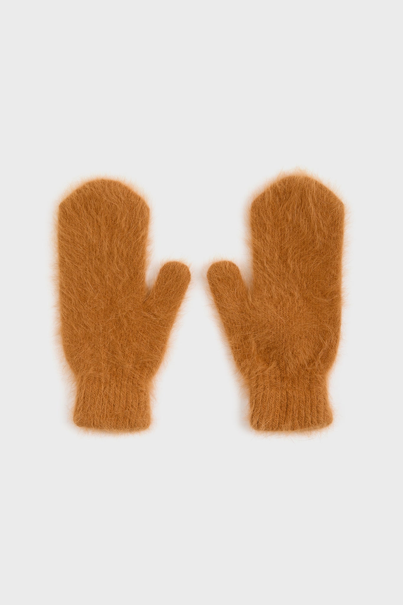 Camel mohair mittens_2