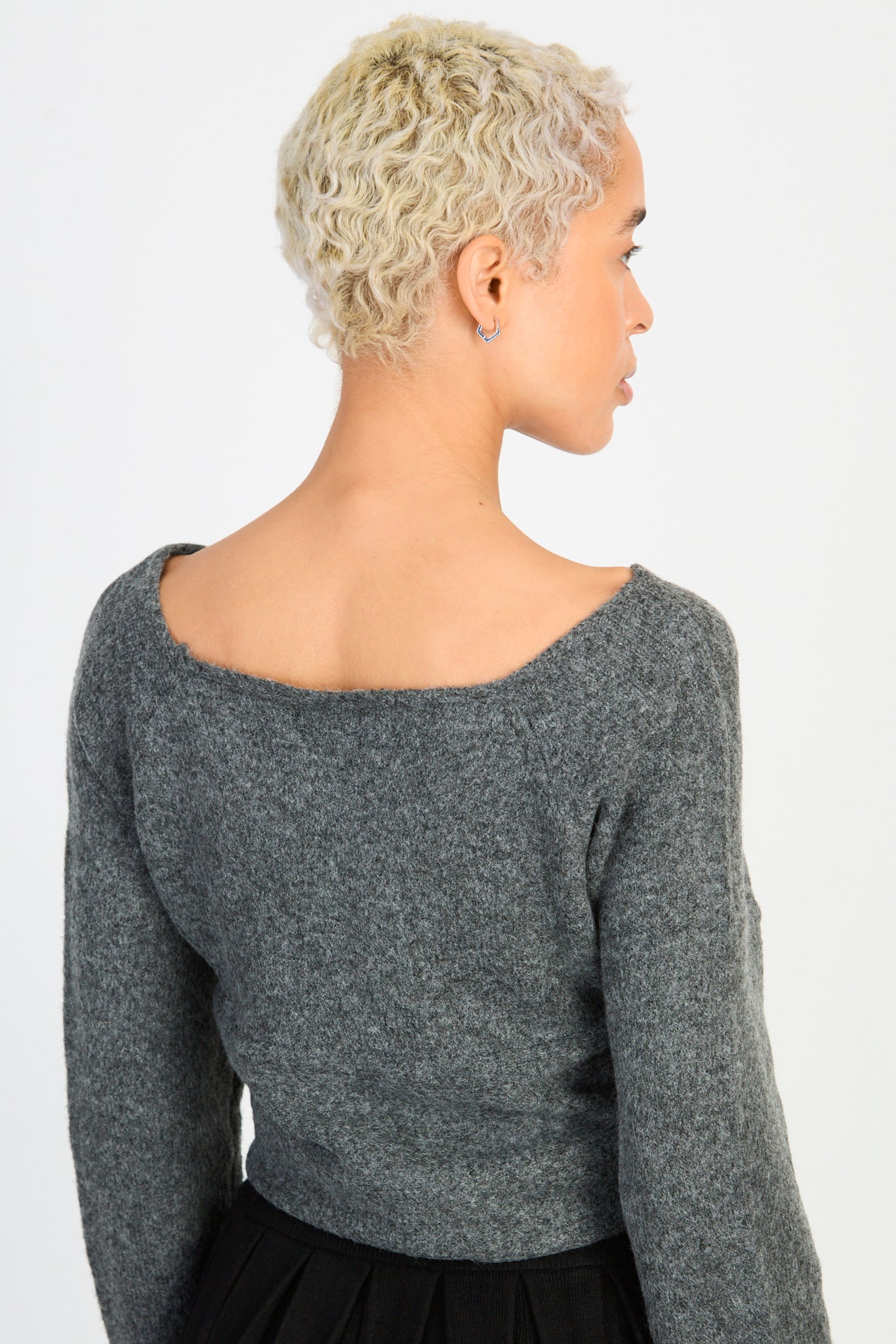 Charcoal grey cross front jumper_2