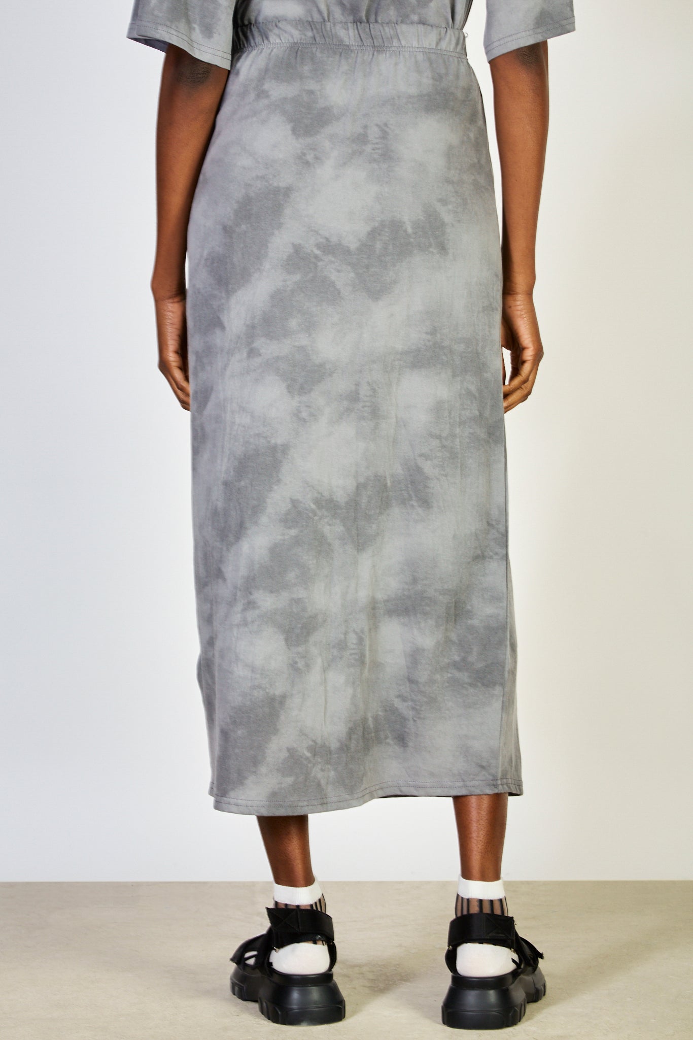 Charcoal tie dye maxi skirt_2