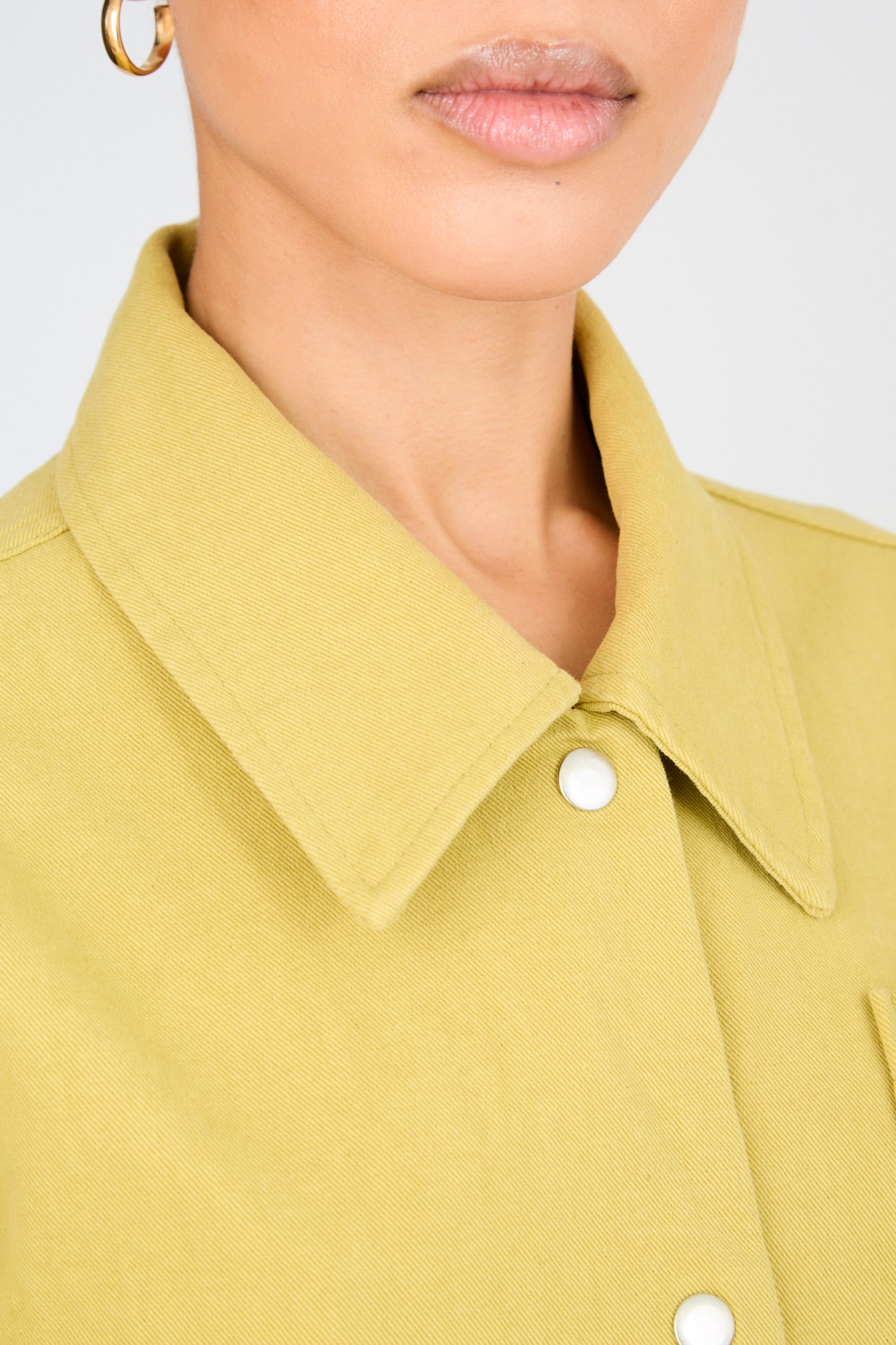 Chartreuse triple pocket short jacket_4