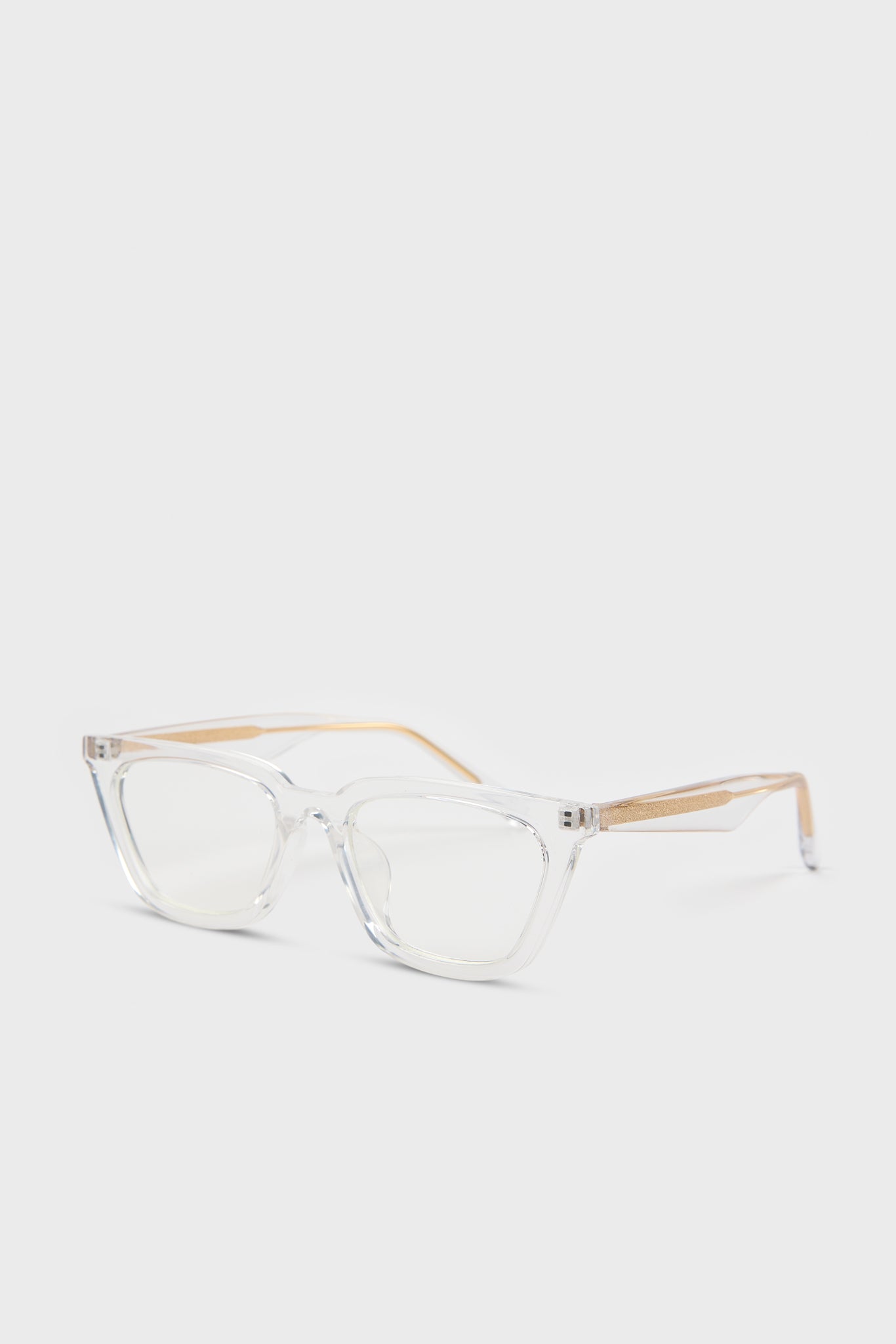 Clear angled cat eye sunglasses_4