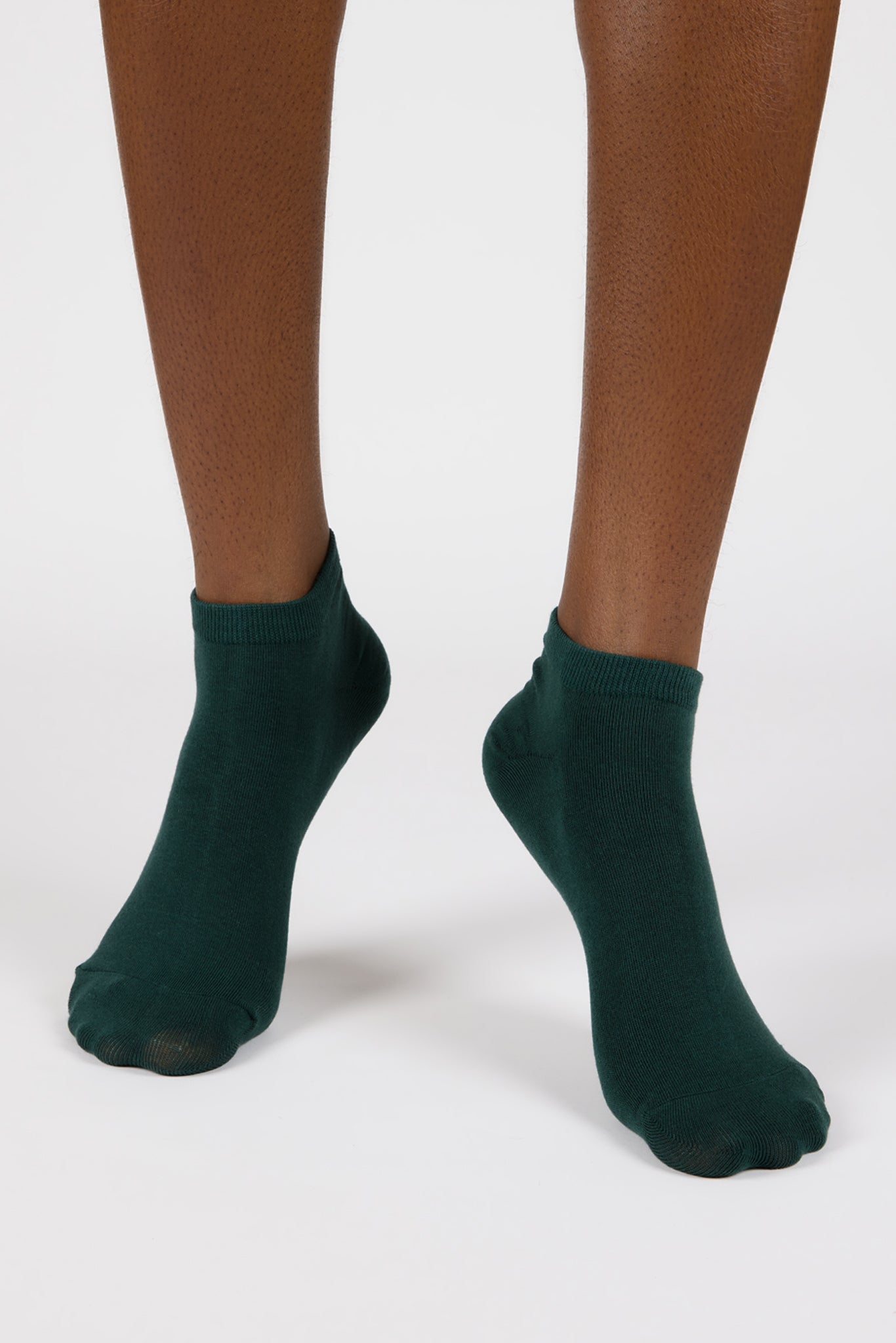 Dark green classic ankle socks_2