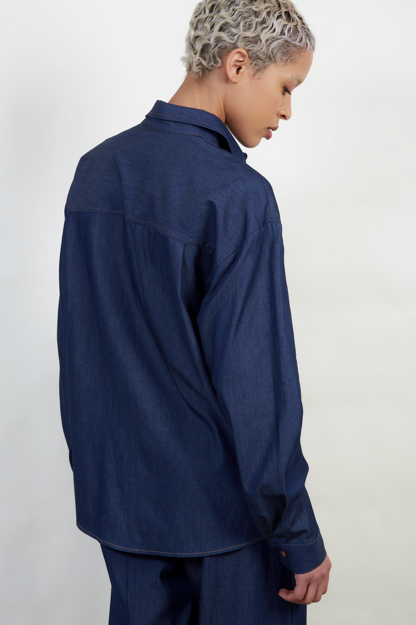 Dark denim tailored shirt_3