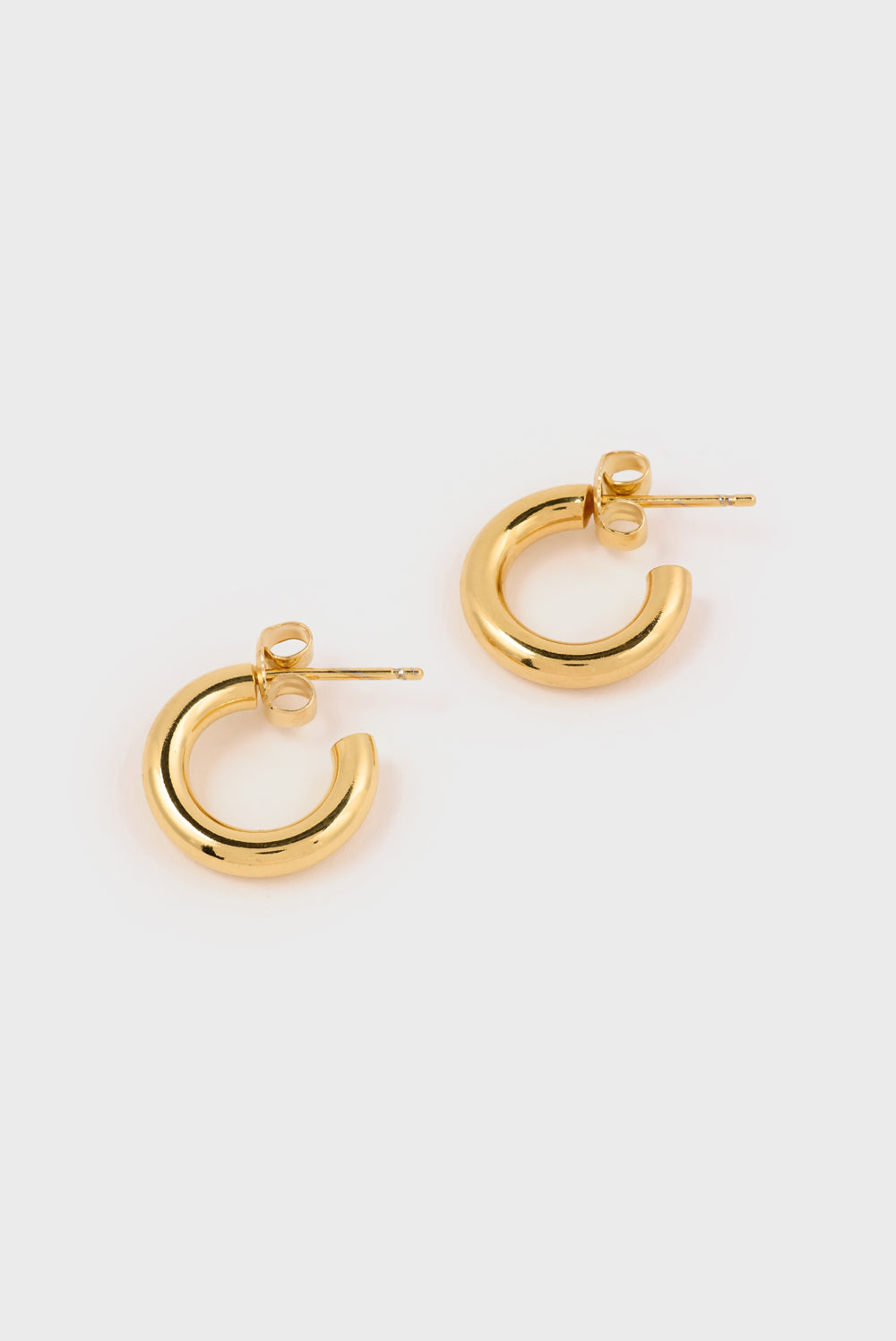 Gold 15mm thick perfect circle hoops_3