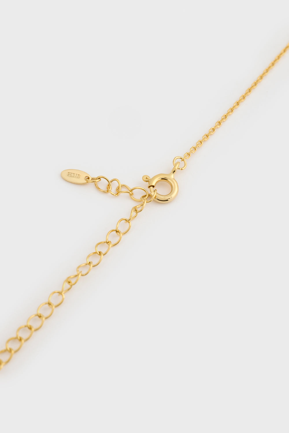 Gold opalescent sun charm necklace_3