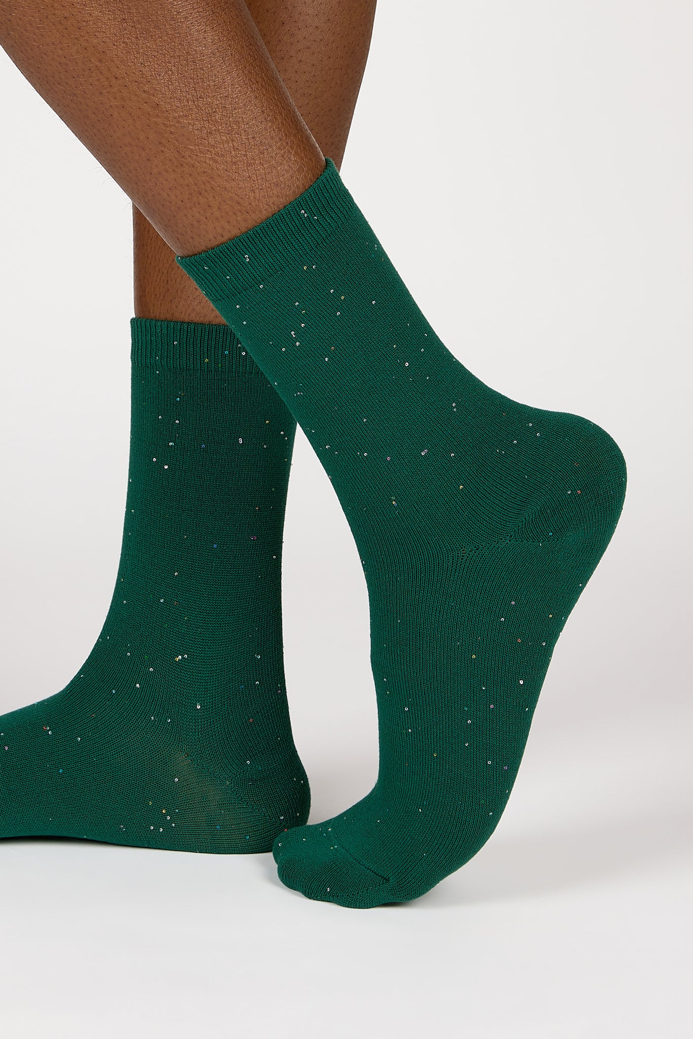Green tiny sequin socks_3