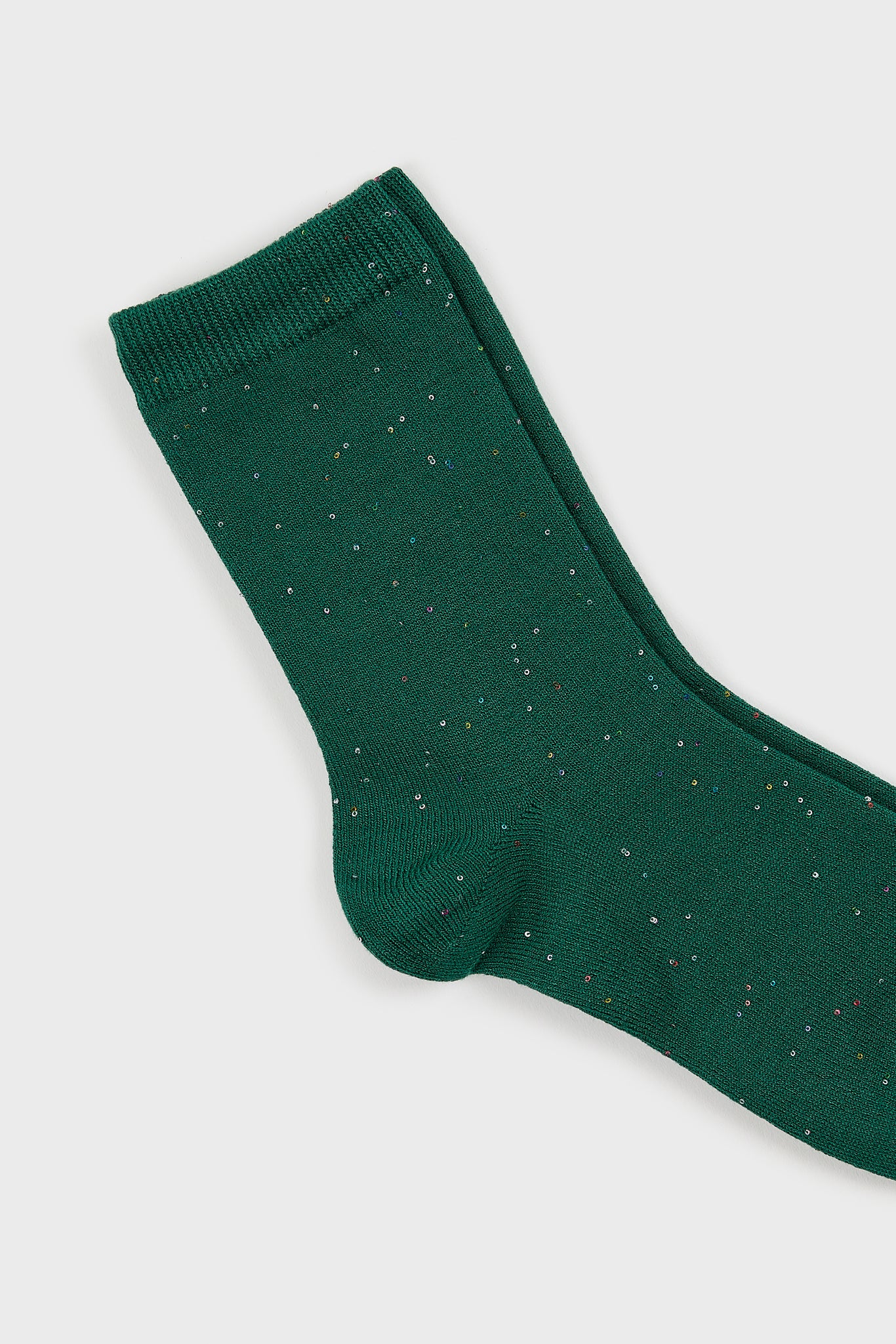 Green tiny sequin socks_2