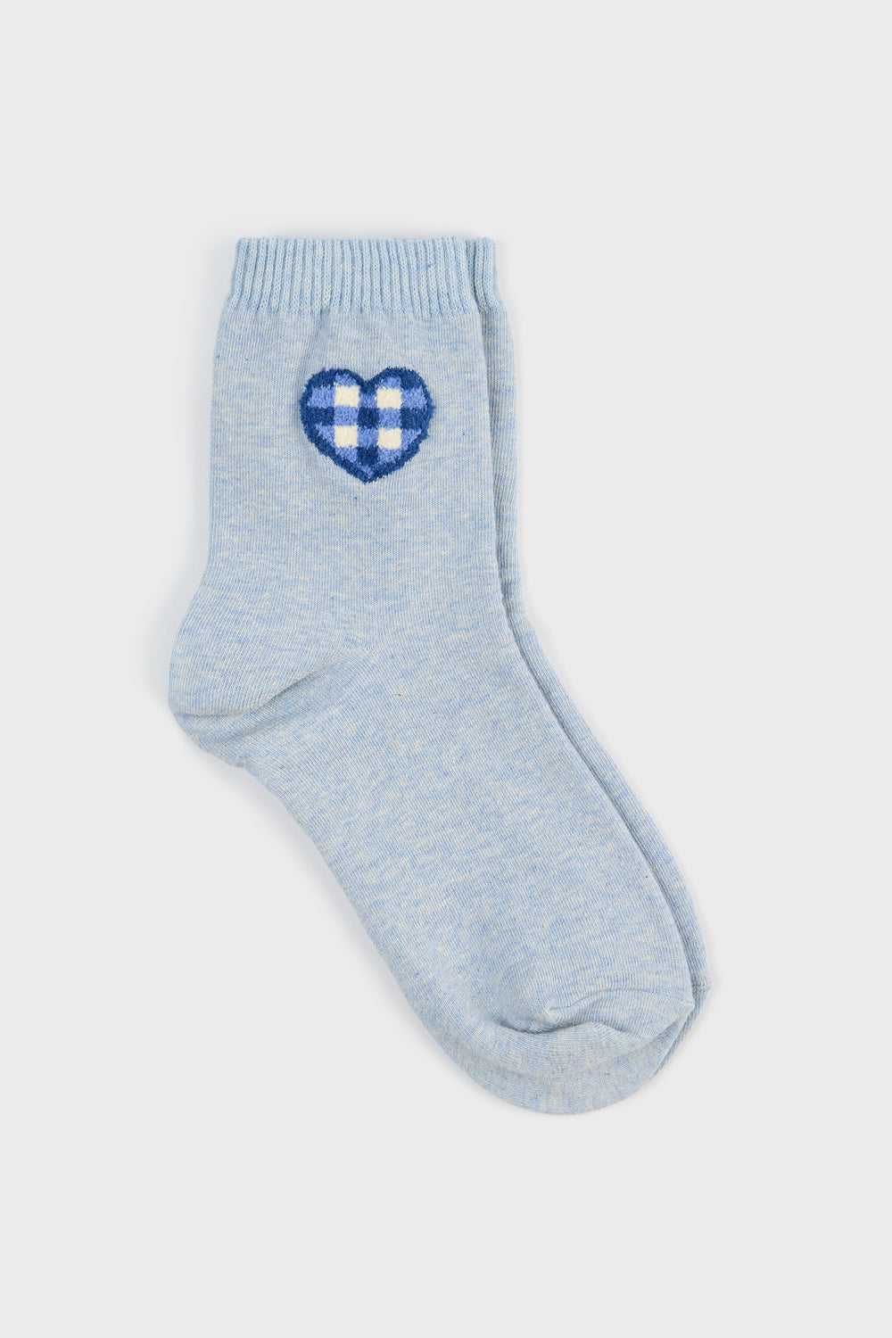 Gingham heart socks - Set of 3
