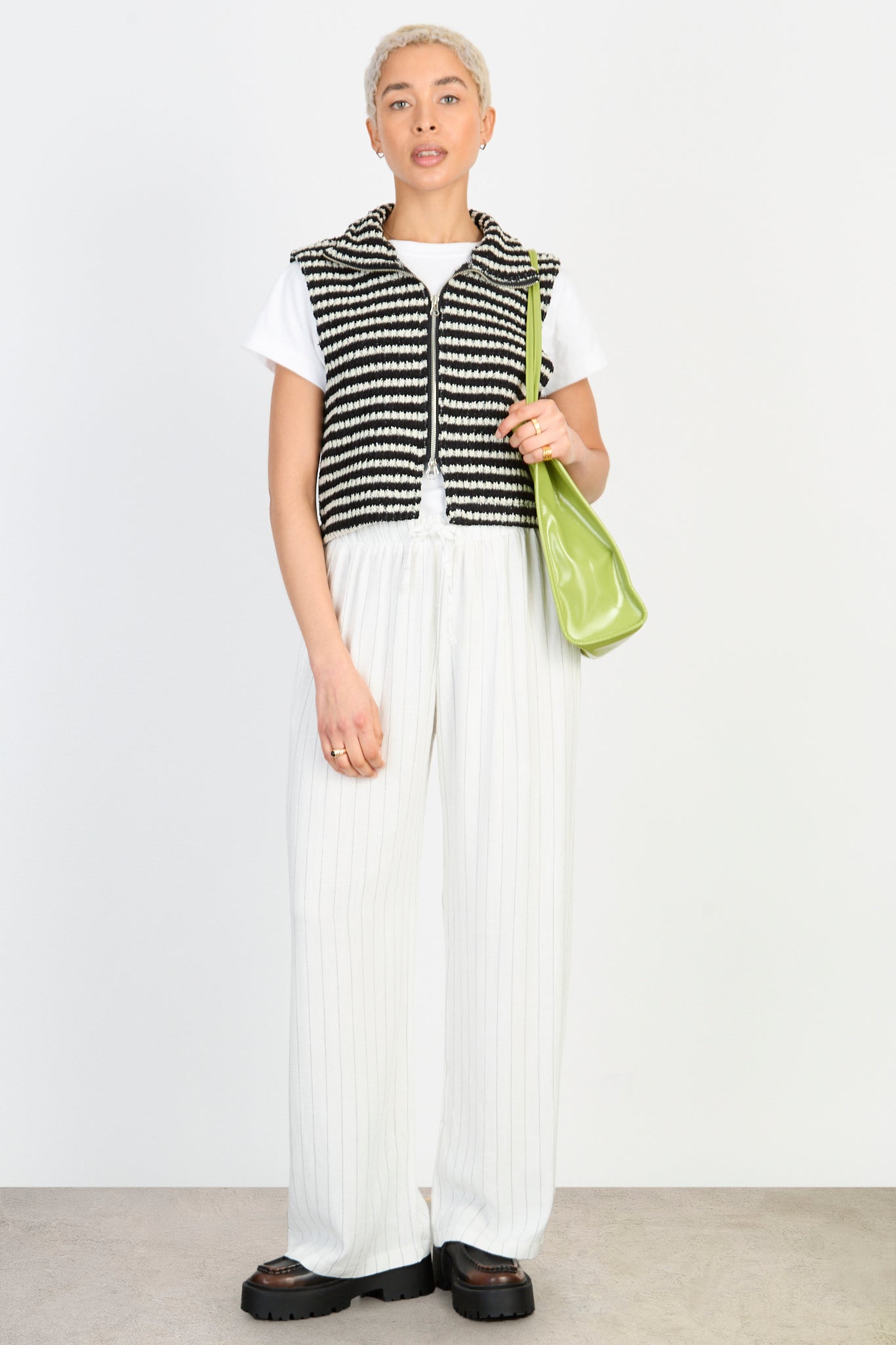 Ivory and black striped tie waist trousers_4