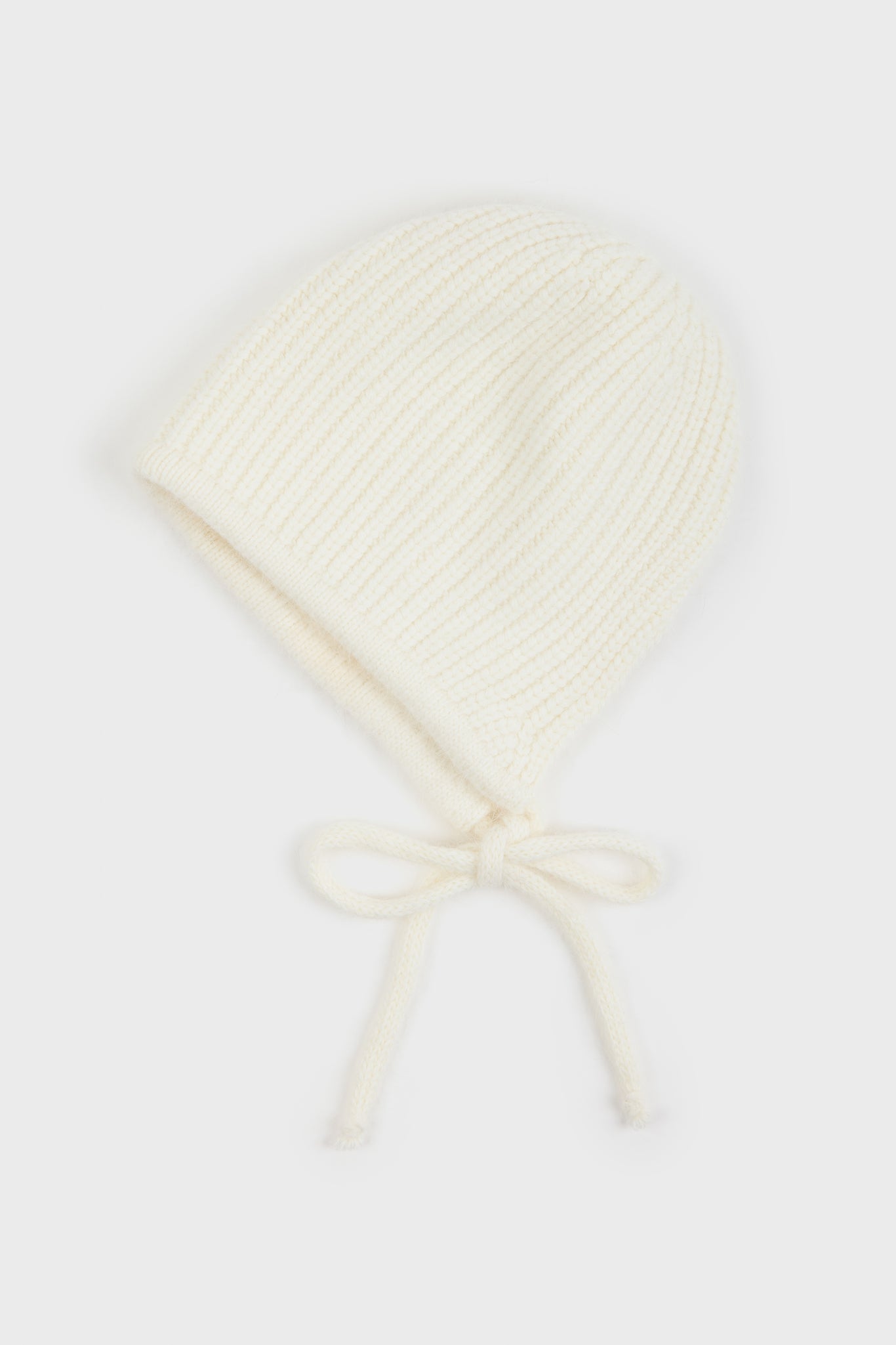 Ivory angora ribbed bonnet_3