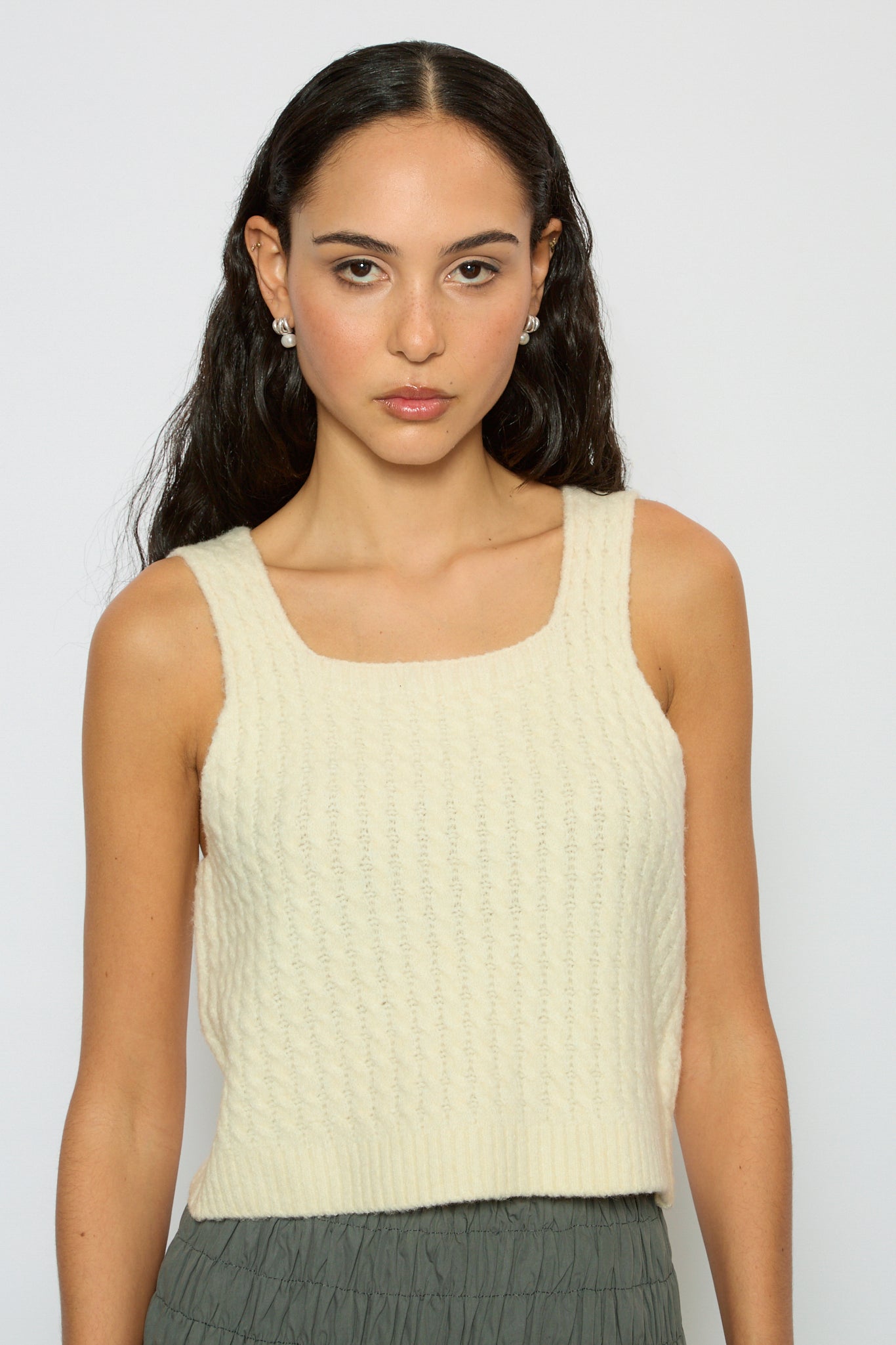 Ivory braided knit tank_1