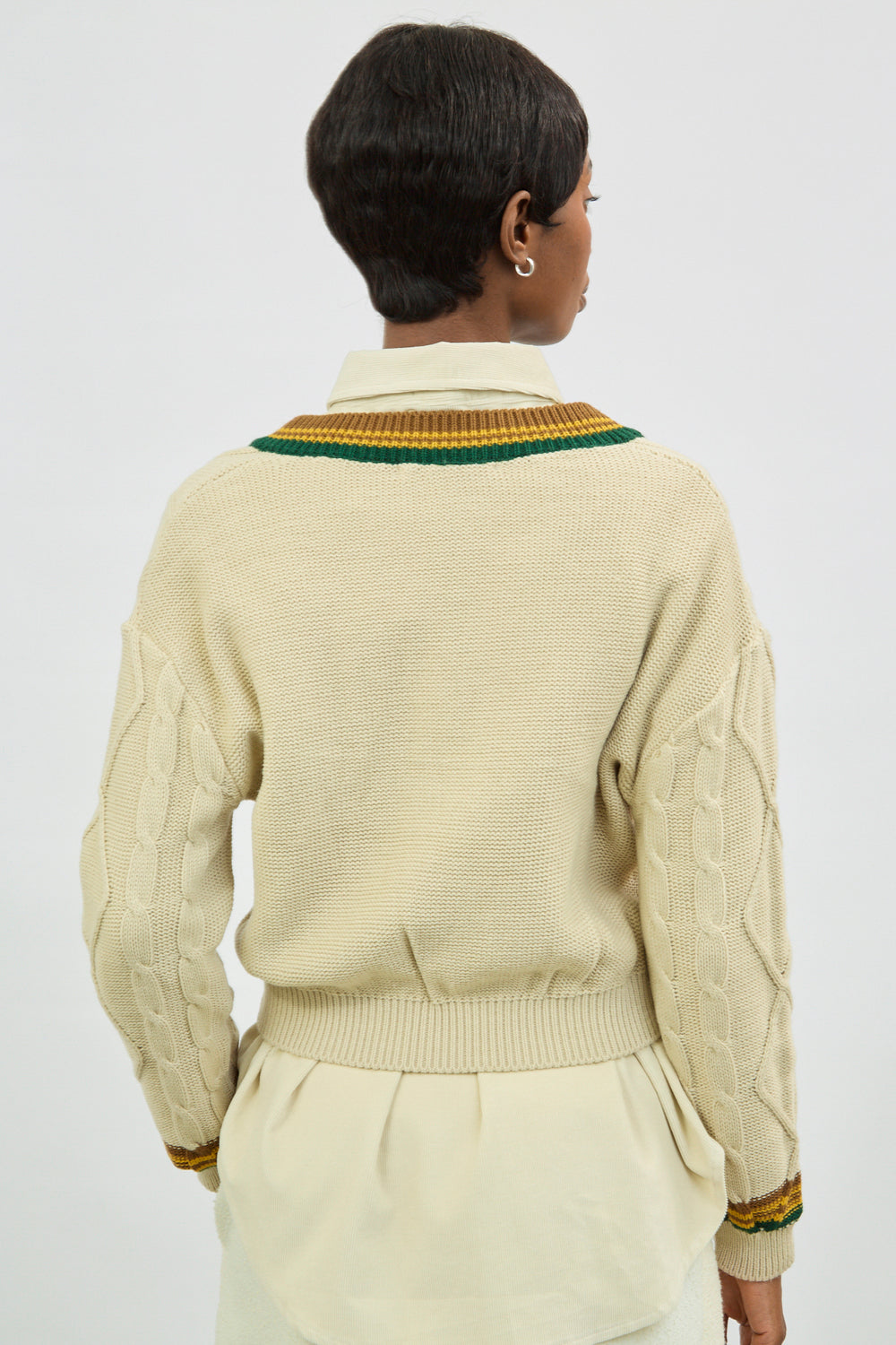 Ivory green and mustard varsity jumper_2