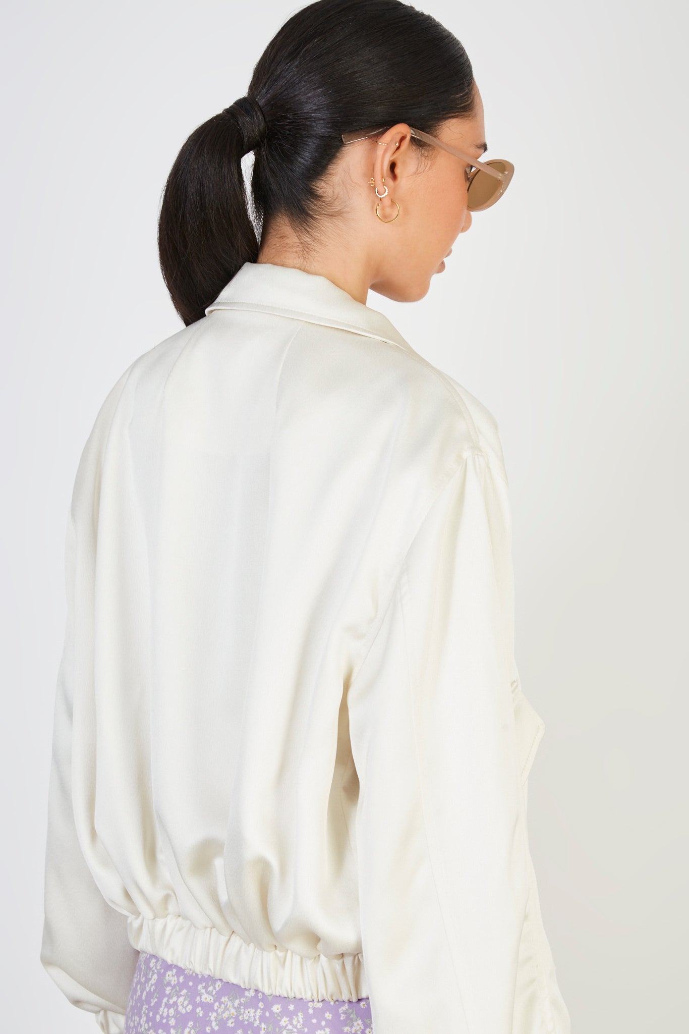 Ivory side pocket bomber jacket_2