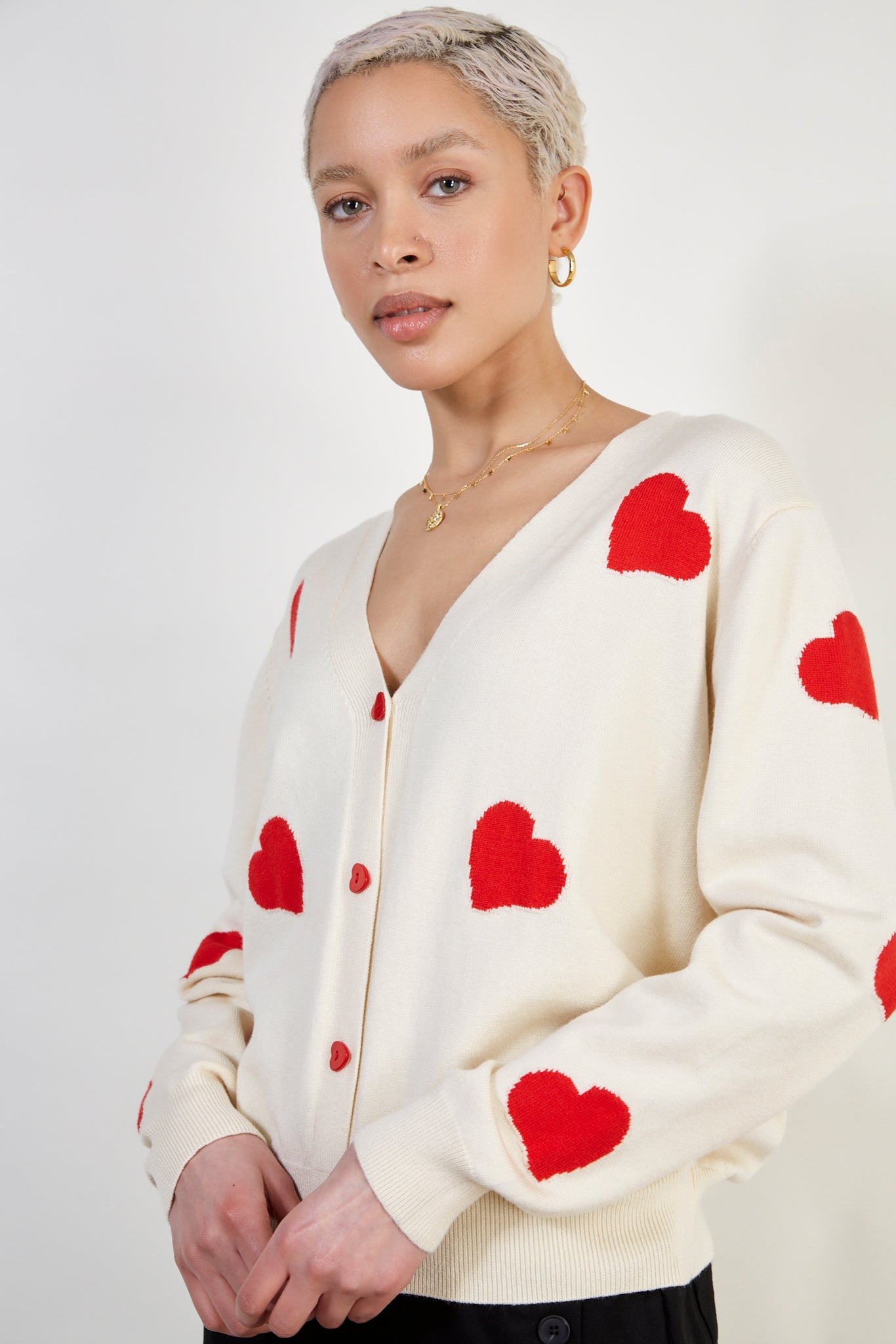 Ivory and red intarsia hearts cardigan_3
