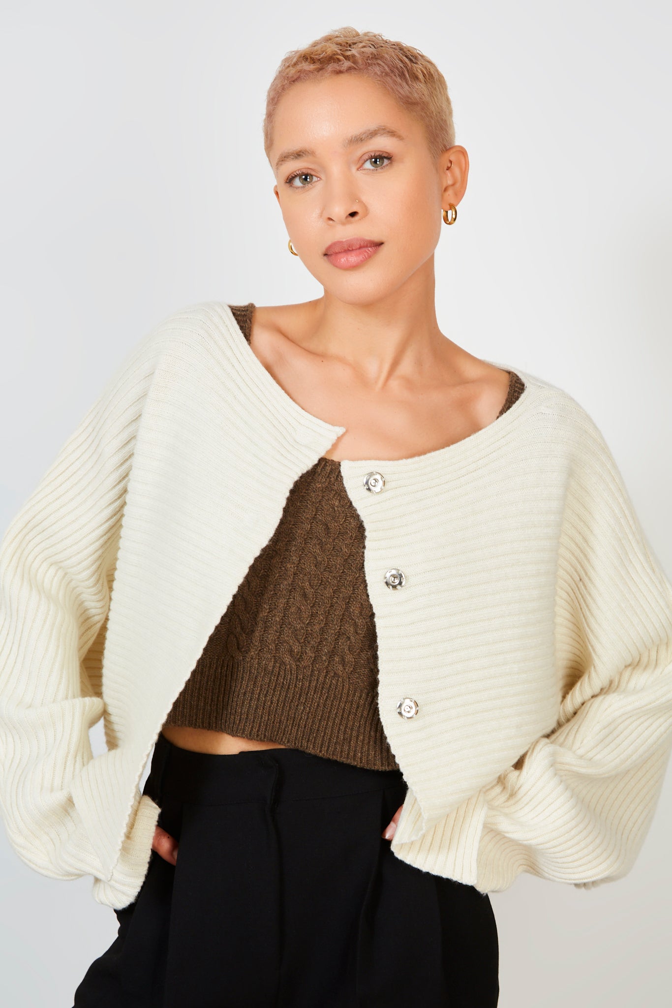 Ivory horizontal rib wool blend jumper_3