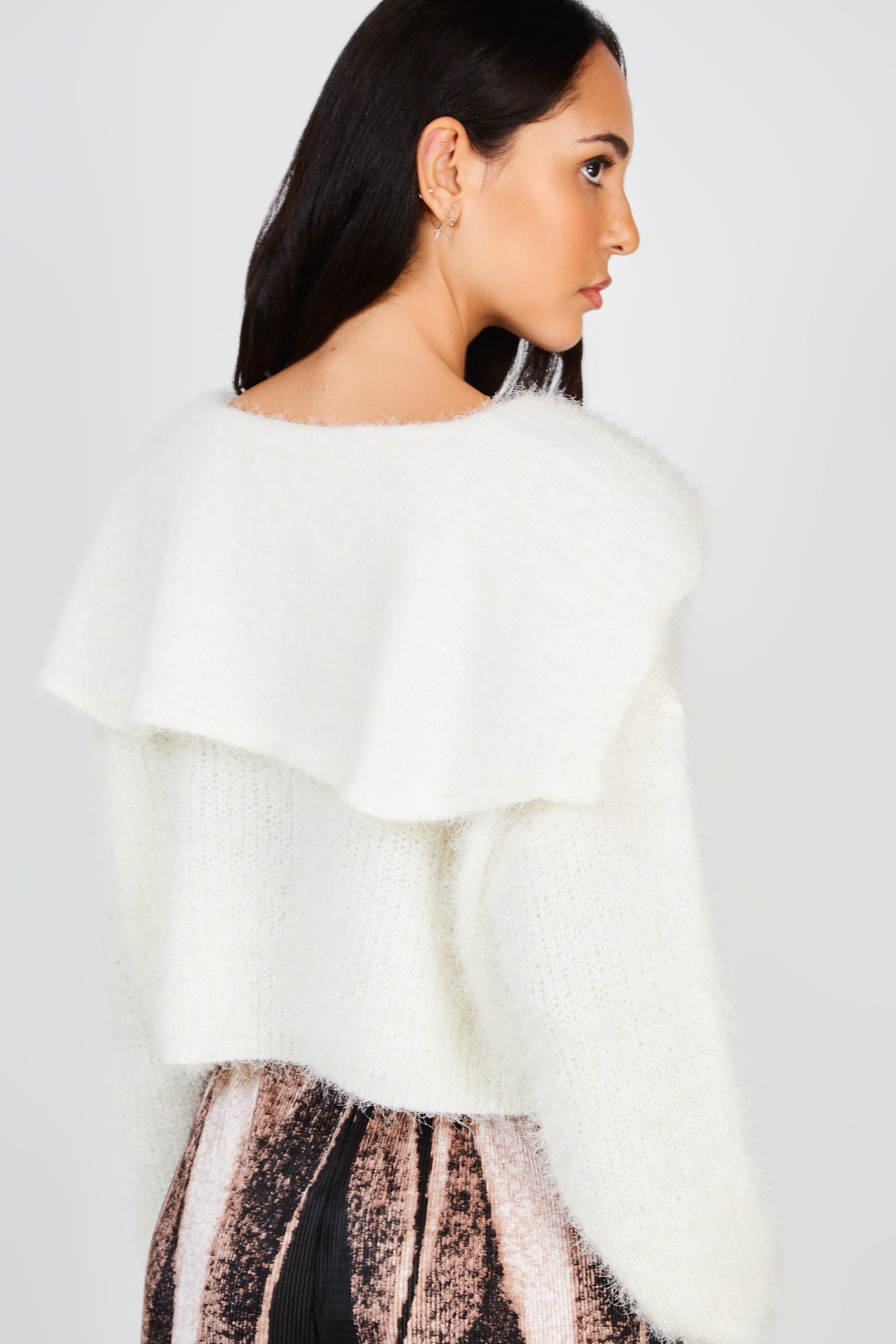Ivory textured wide cropped jumper_2