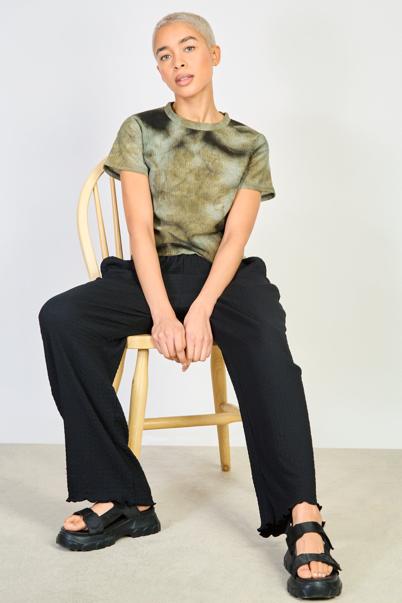 Khaki tie dye t-shirt_6