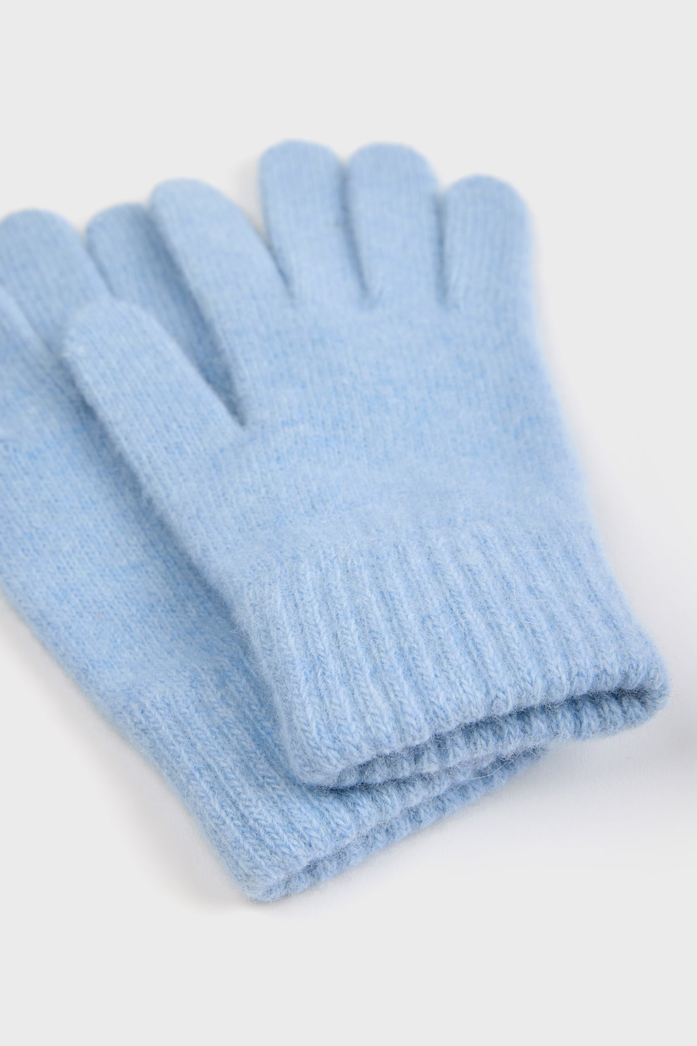 Light blue wool blend gloves_3