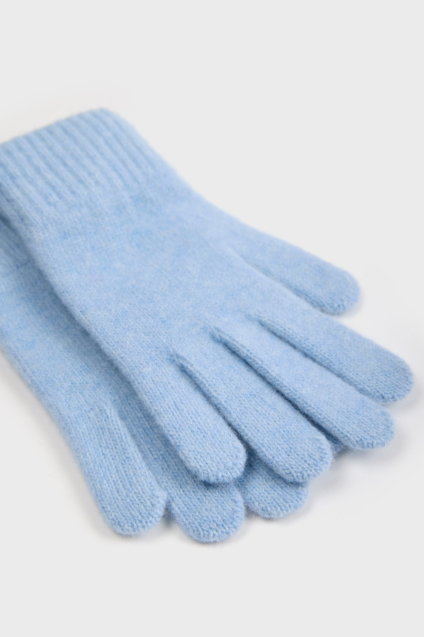 Light blue wool blend gloves_4