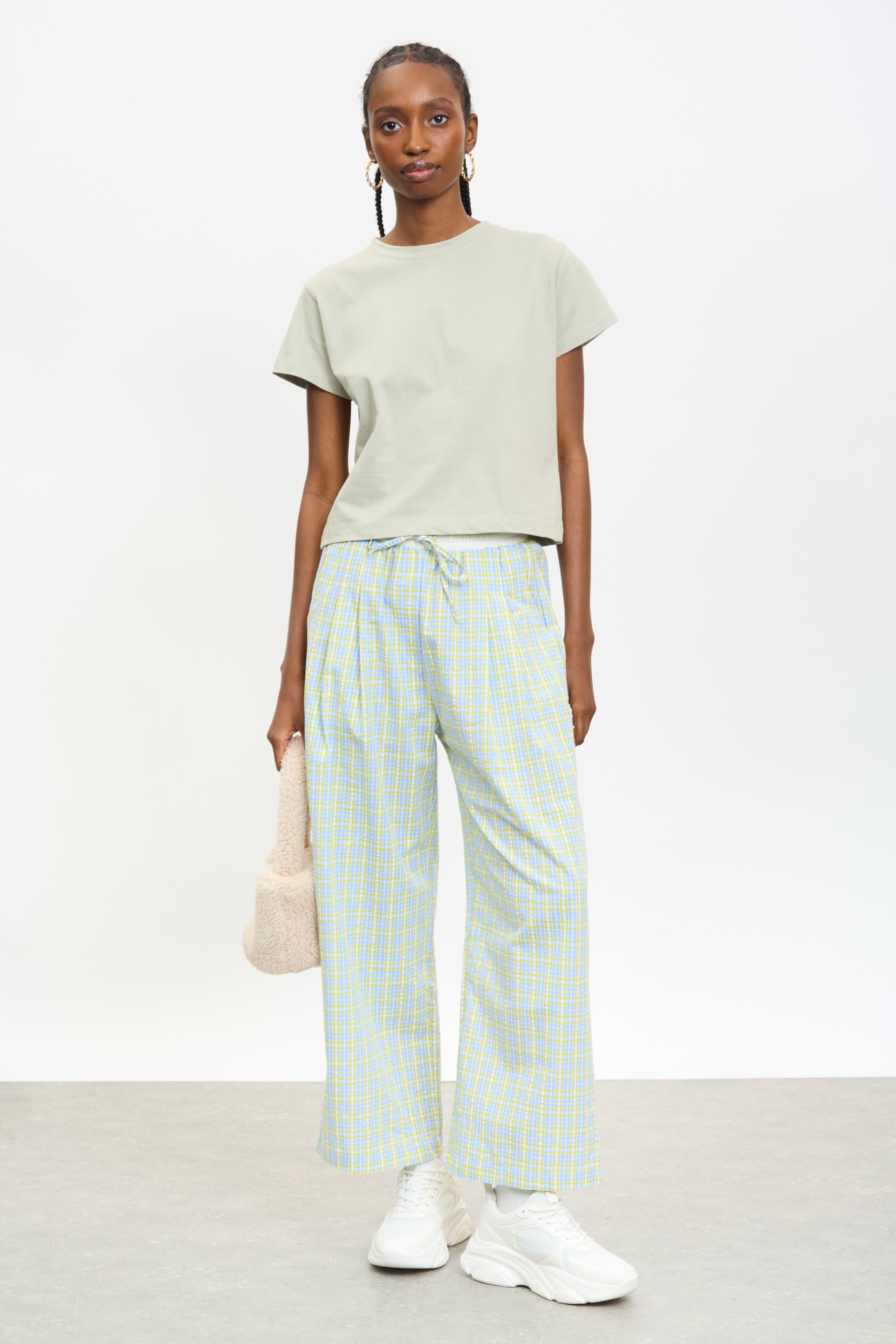 Light green crew neck t-shirt_4