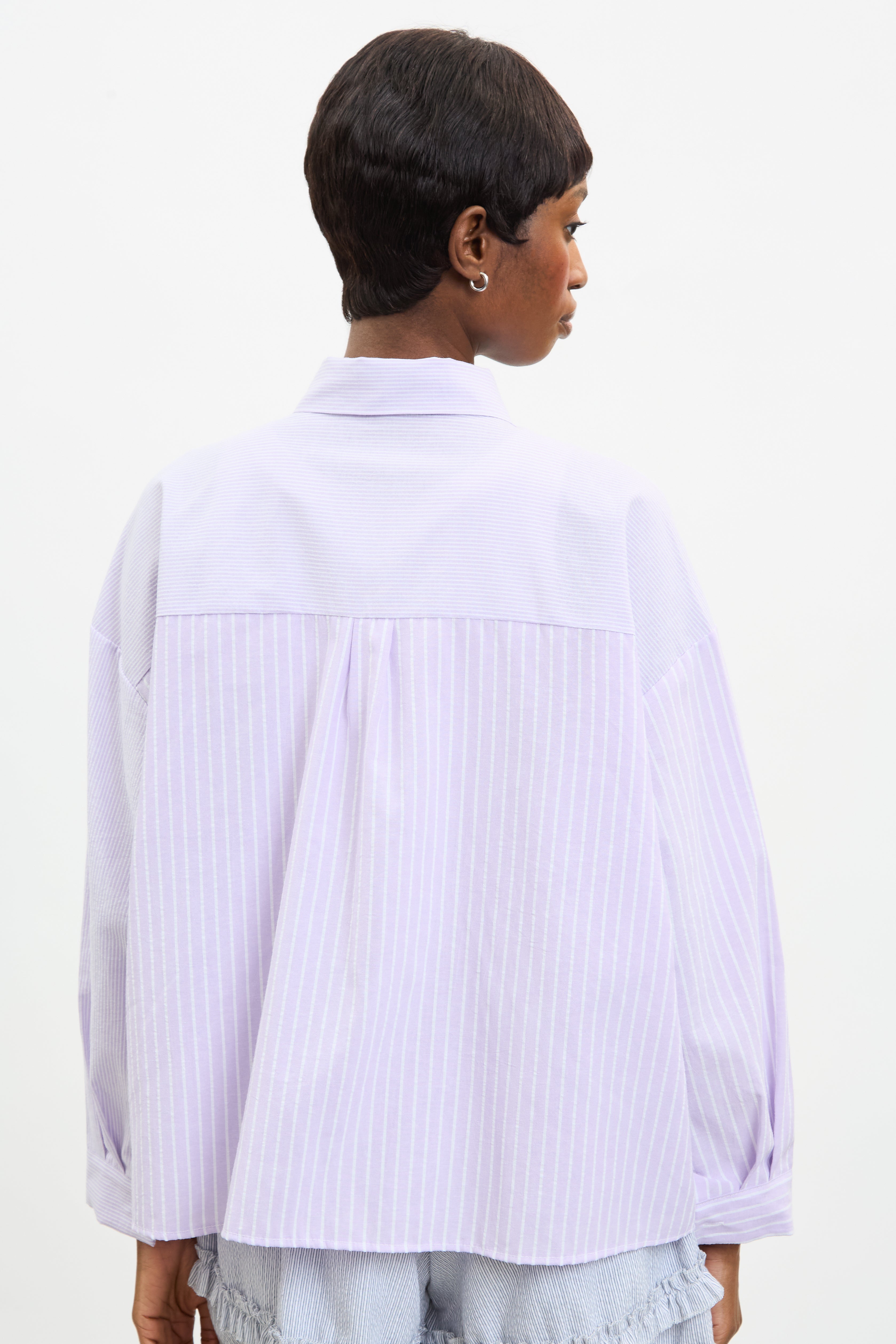 Lilac and white multi striped shirt_2