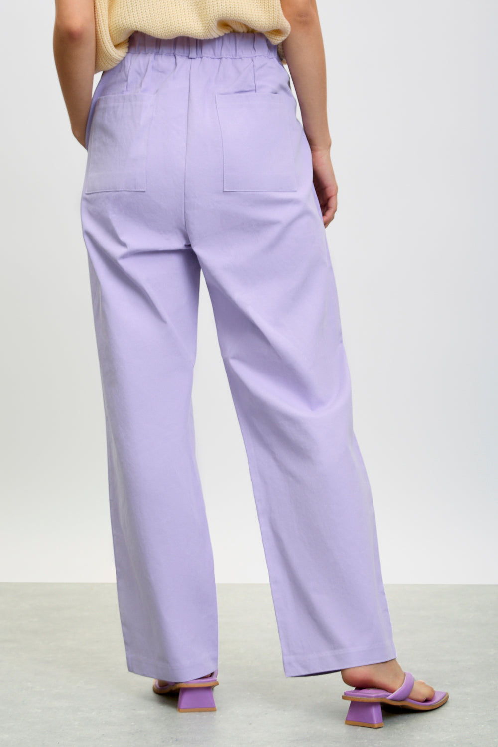 Lilac double pleat trousers_2
