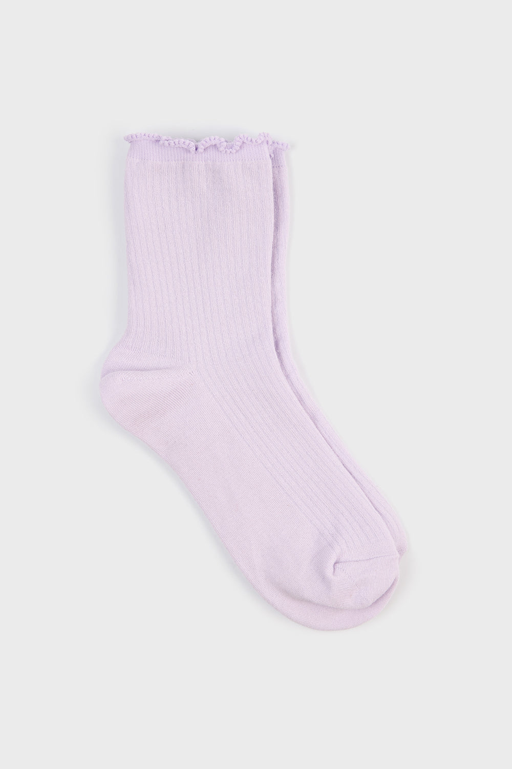 Lilac lettuce trim classic socks_3