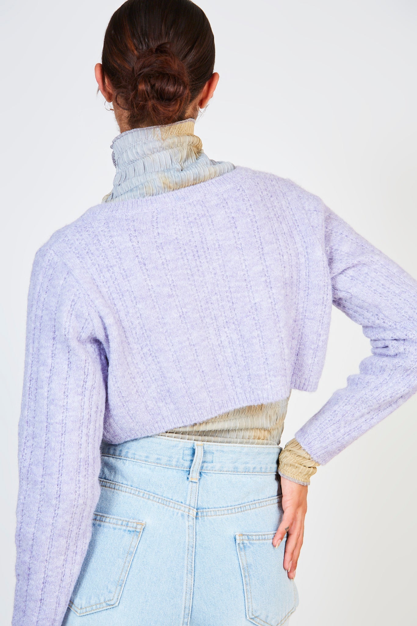 Lilac double tie cardigan_2