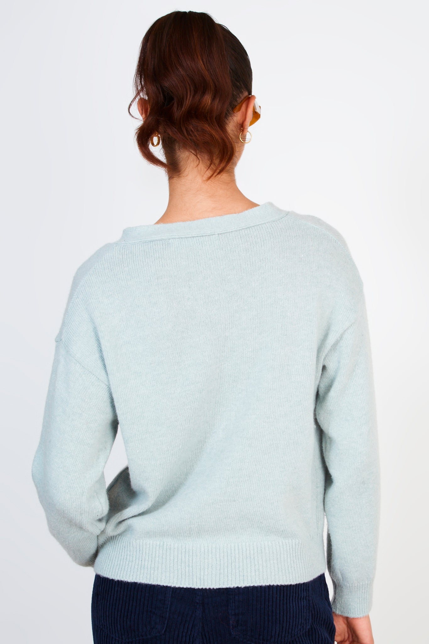 Mint alpaca blend cardigan_2