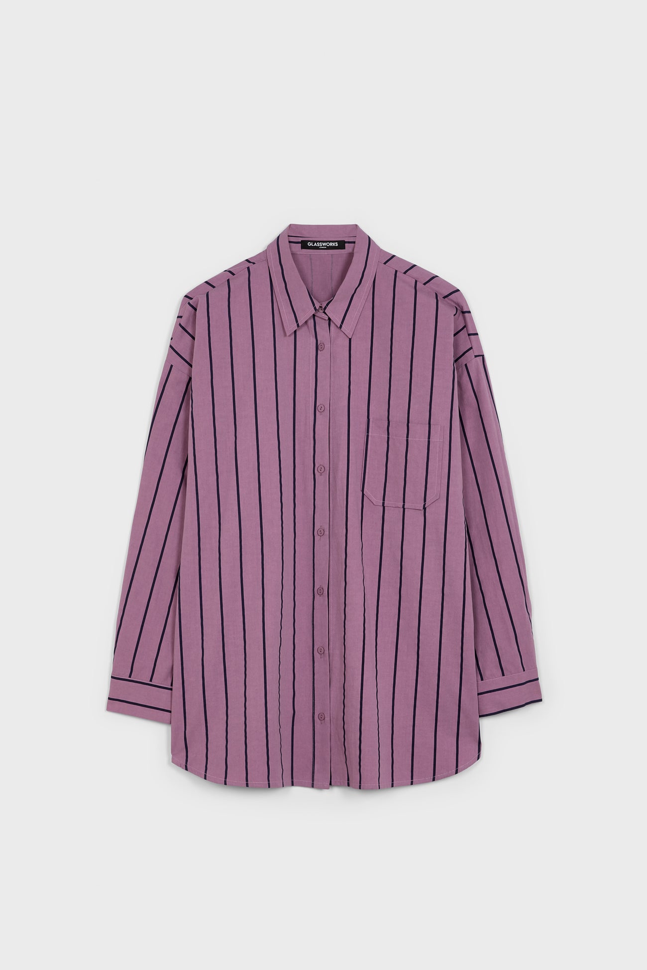 Purple striped oversized shirt_6