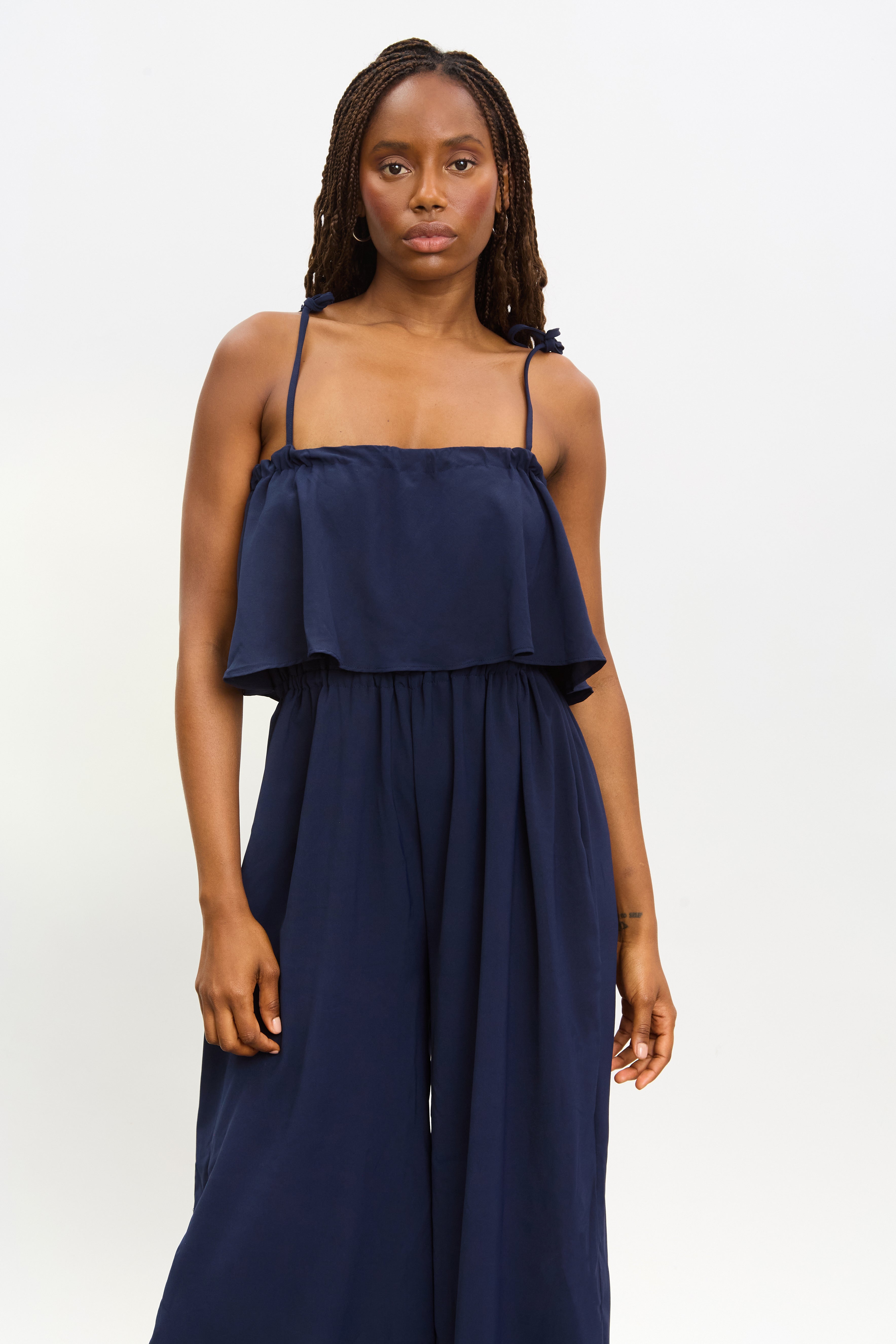 Navy floaty tie strap jumpsuit_3