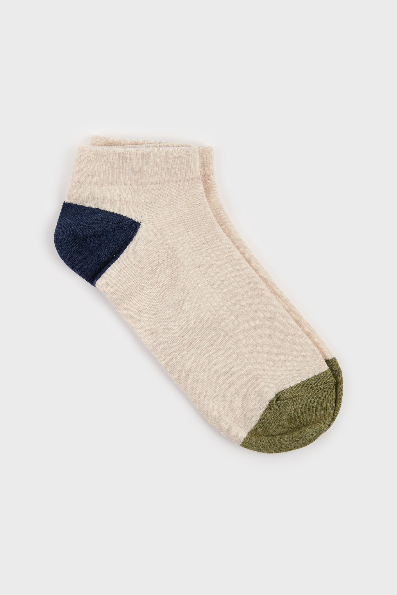 Tricolor ankle socks - Set of 3