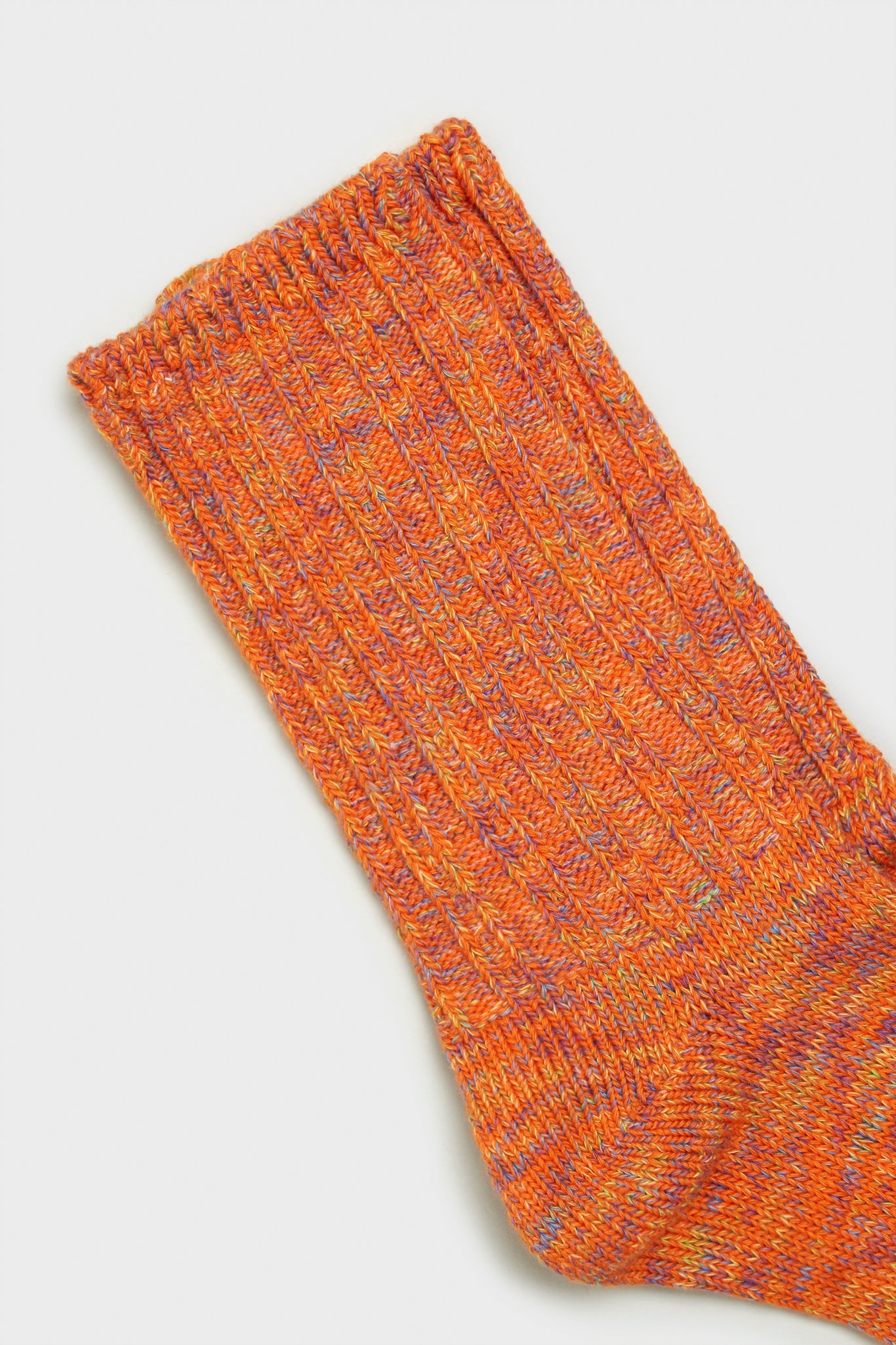 Orange multicoulour thick socks_2