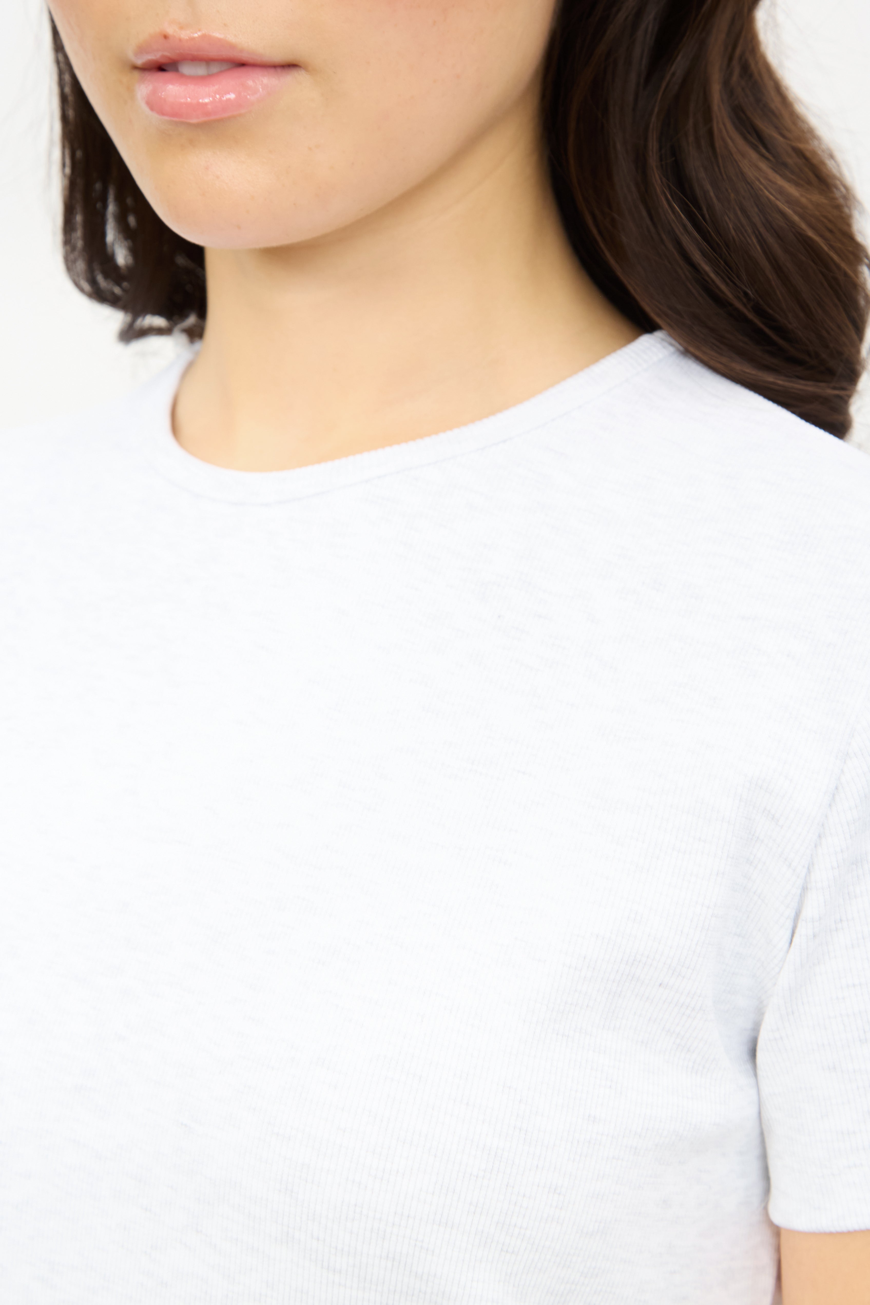 Pale heather grey tiny ribbed t-shirt_3