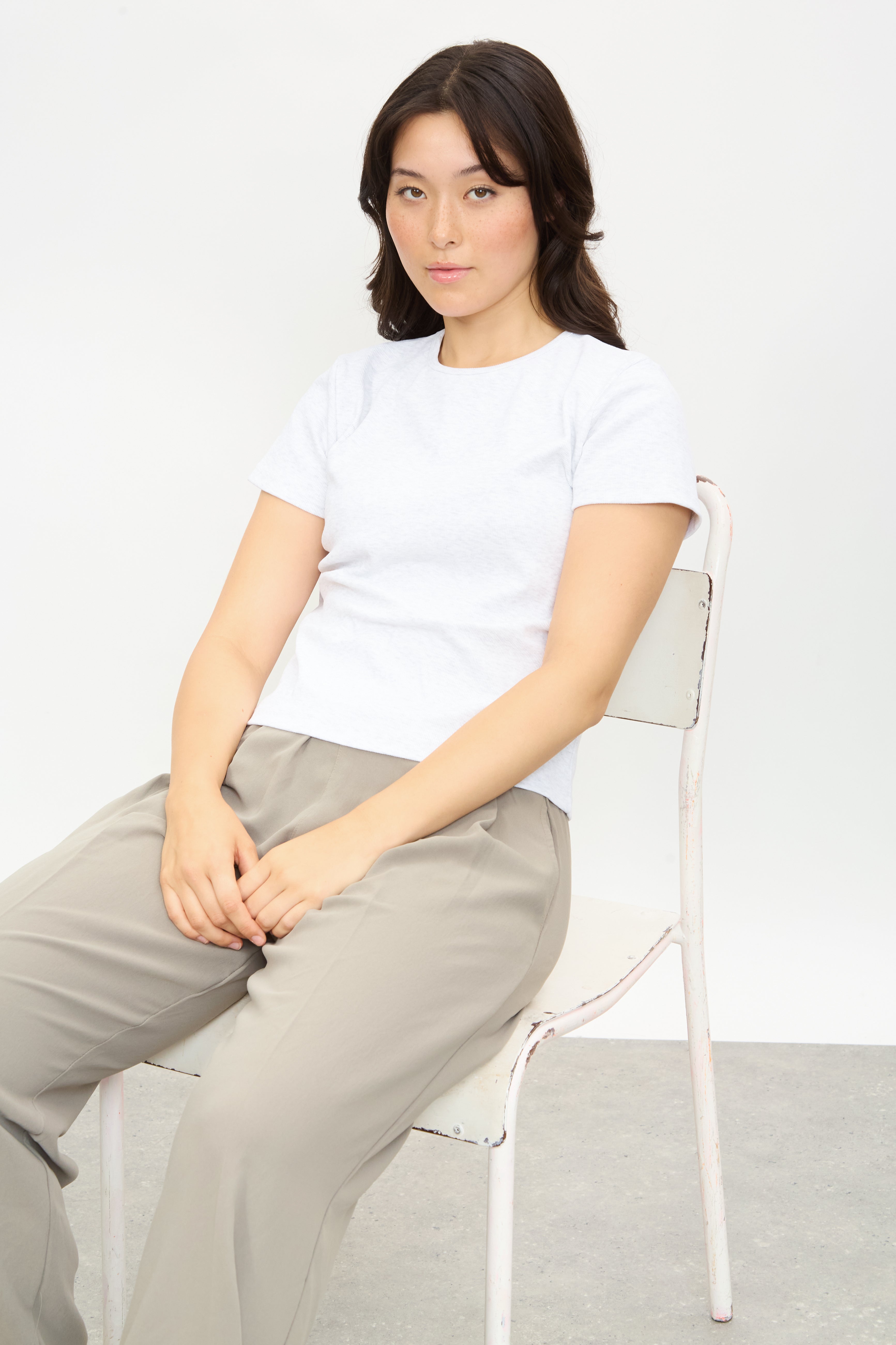 Pale heather grey tiny ribbed t-shirt_5
