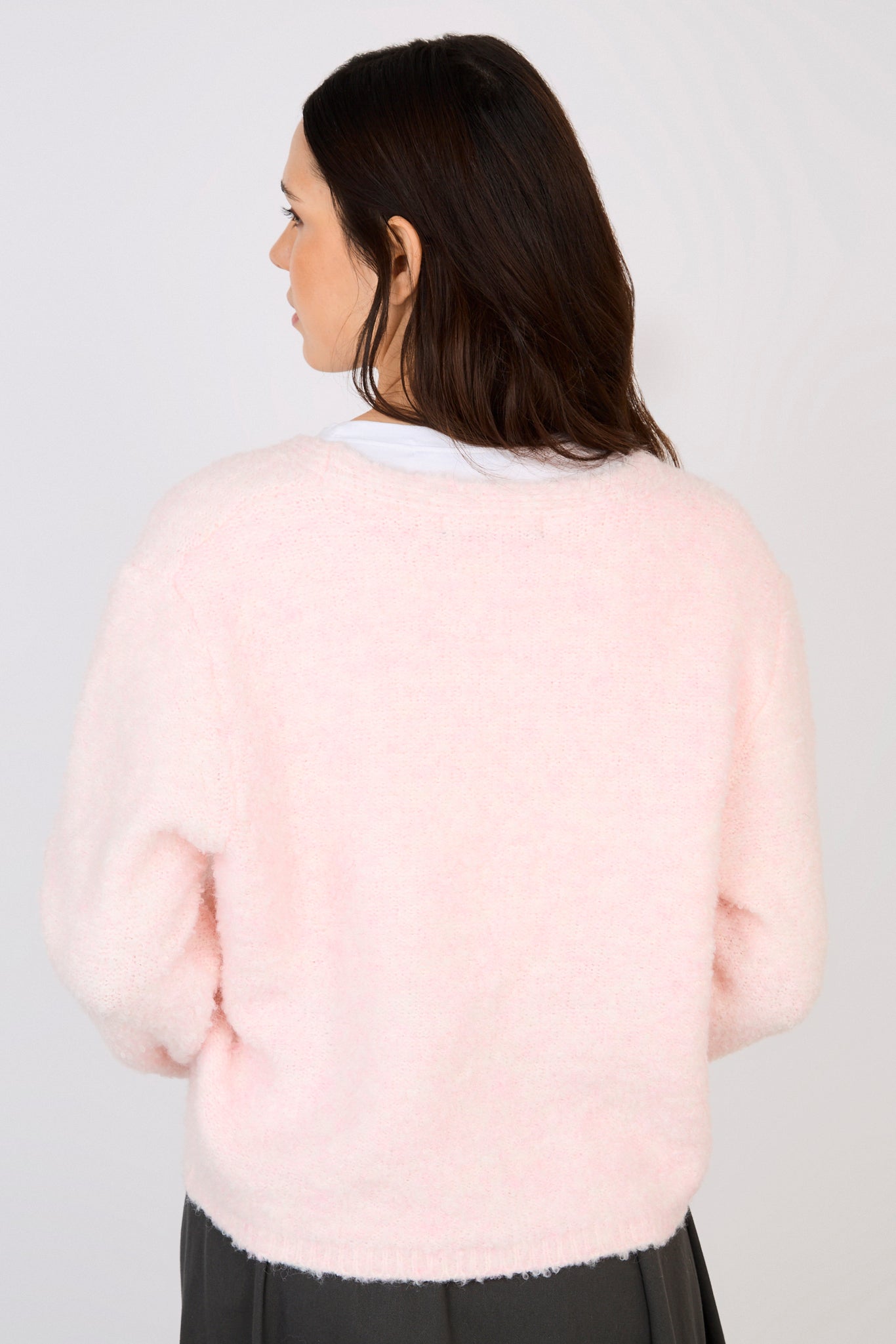 Pale pink toggle button cardigan_2