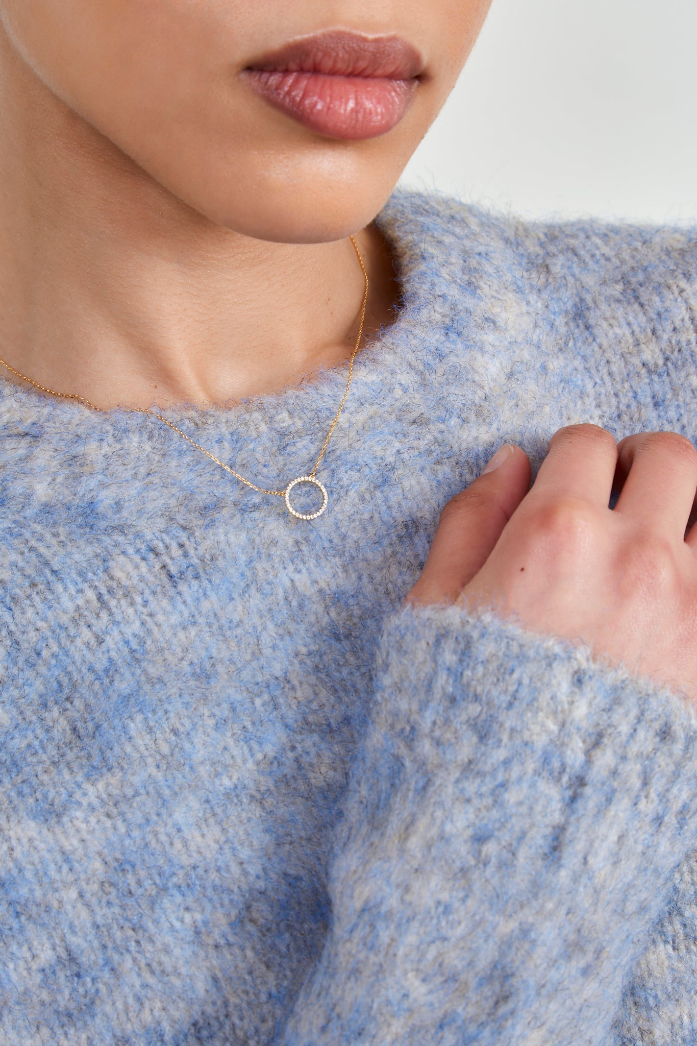 Pale blue ultra soft mohair jumper_4