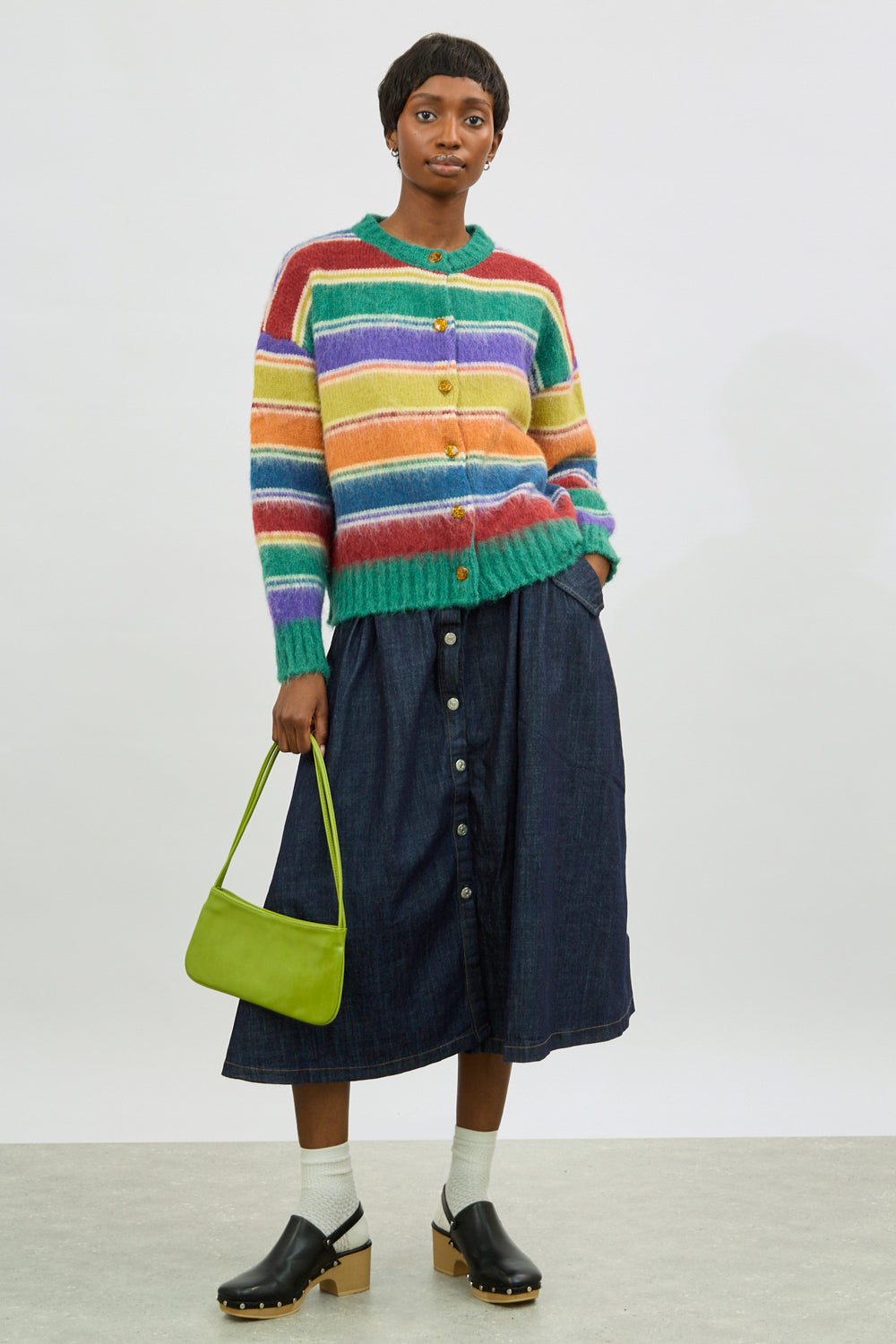 Rainbow block striped wool blend cardigan_4