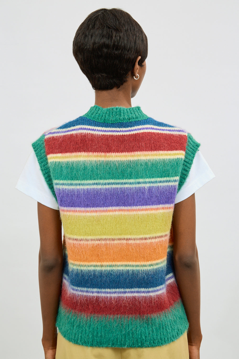 Rainbow block striped wool blend sweater vest_2