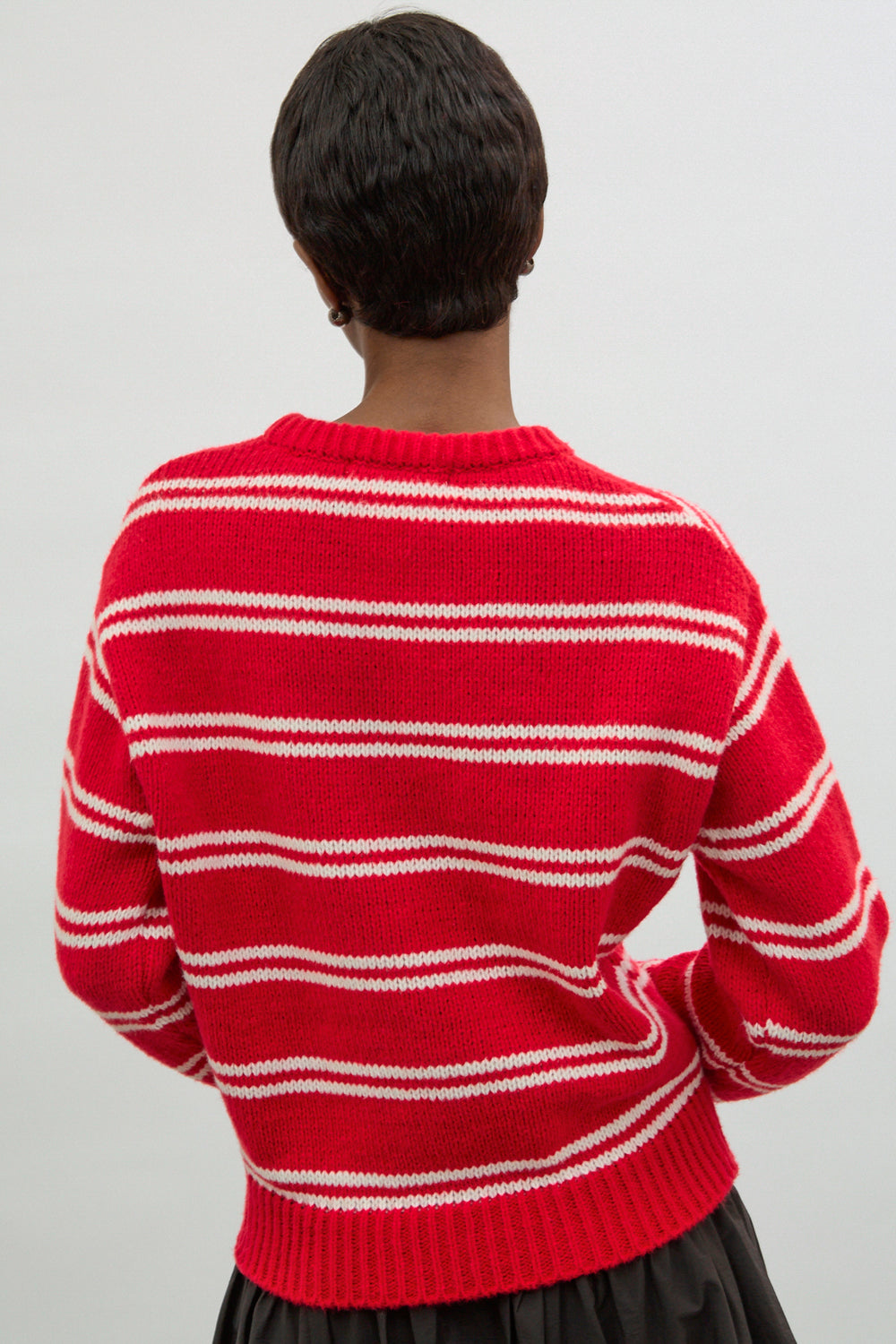 Red and white double striped jumper_2