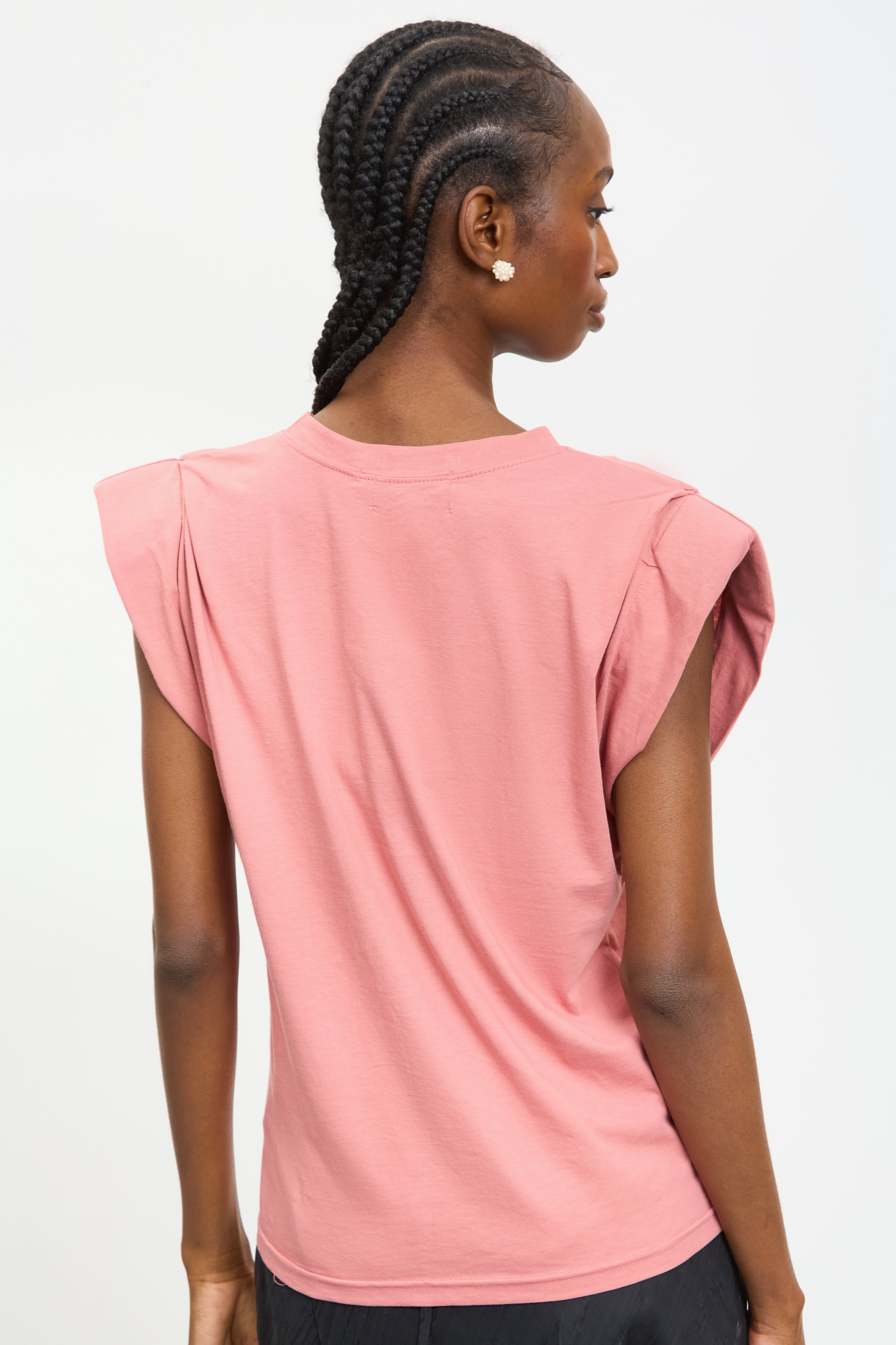 Rust orange padded shoulder tank_2