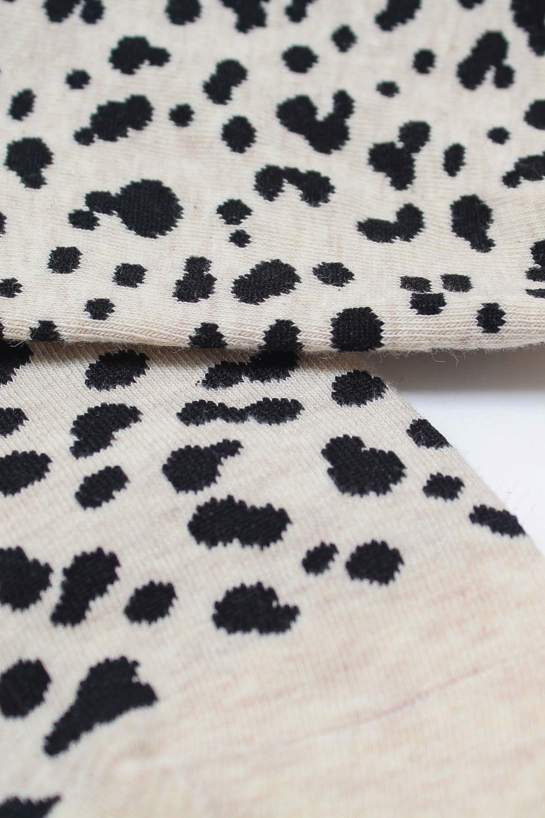 Ivory and black leopard socks_2