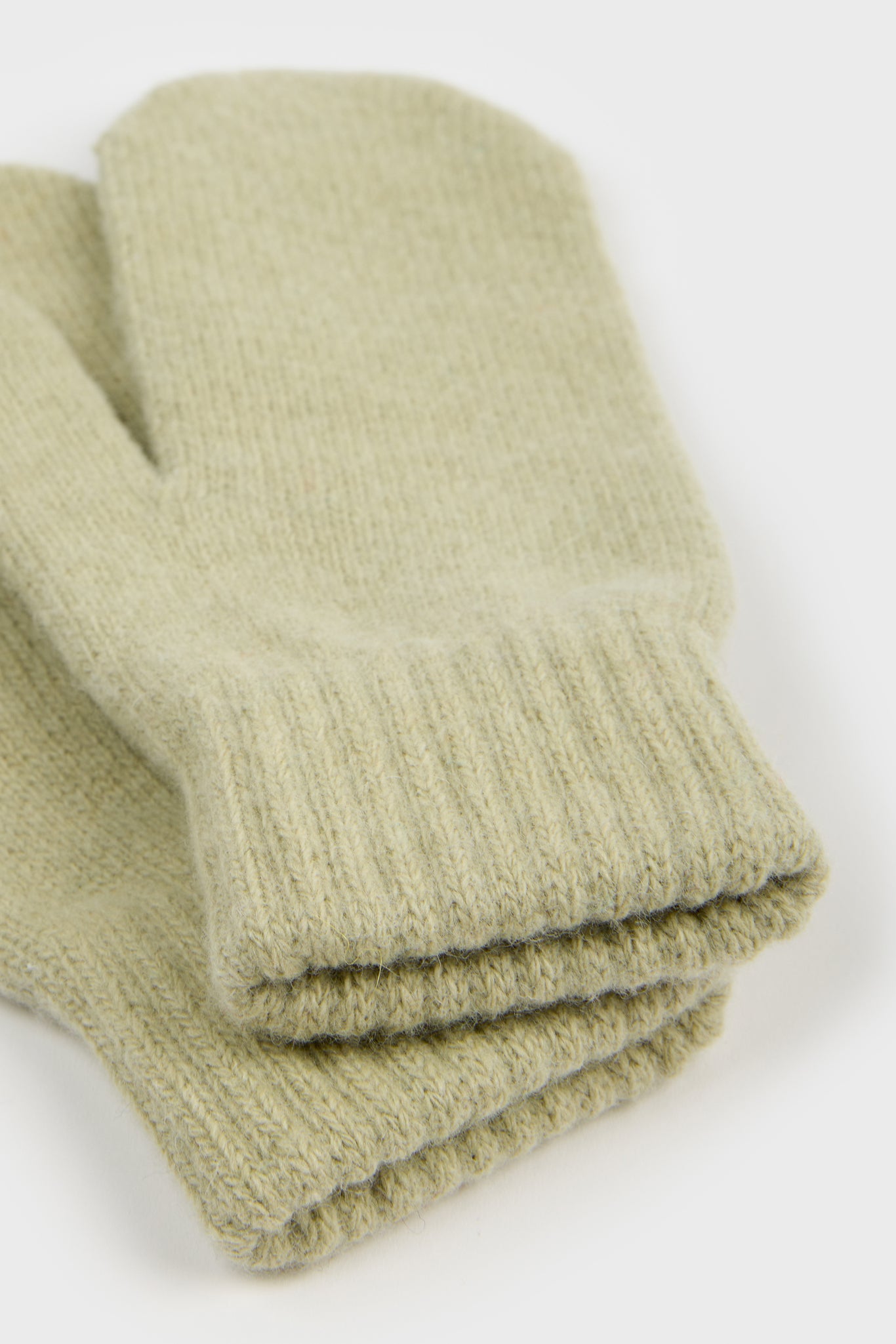 Sage green wool blend mittens_4